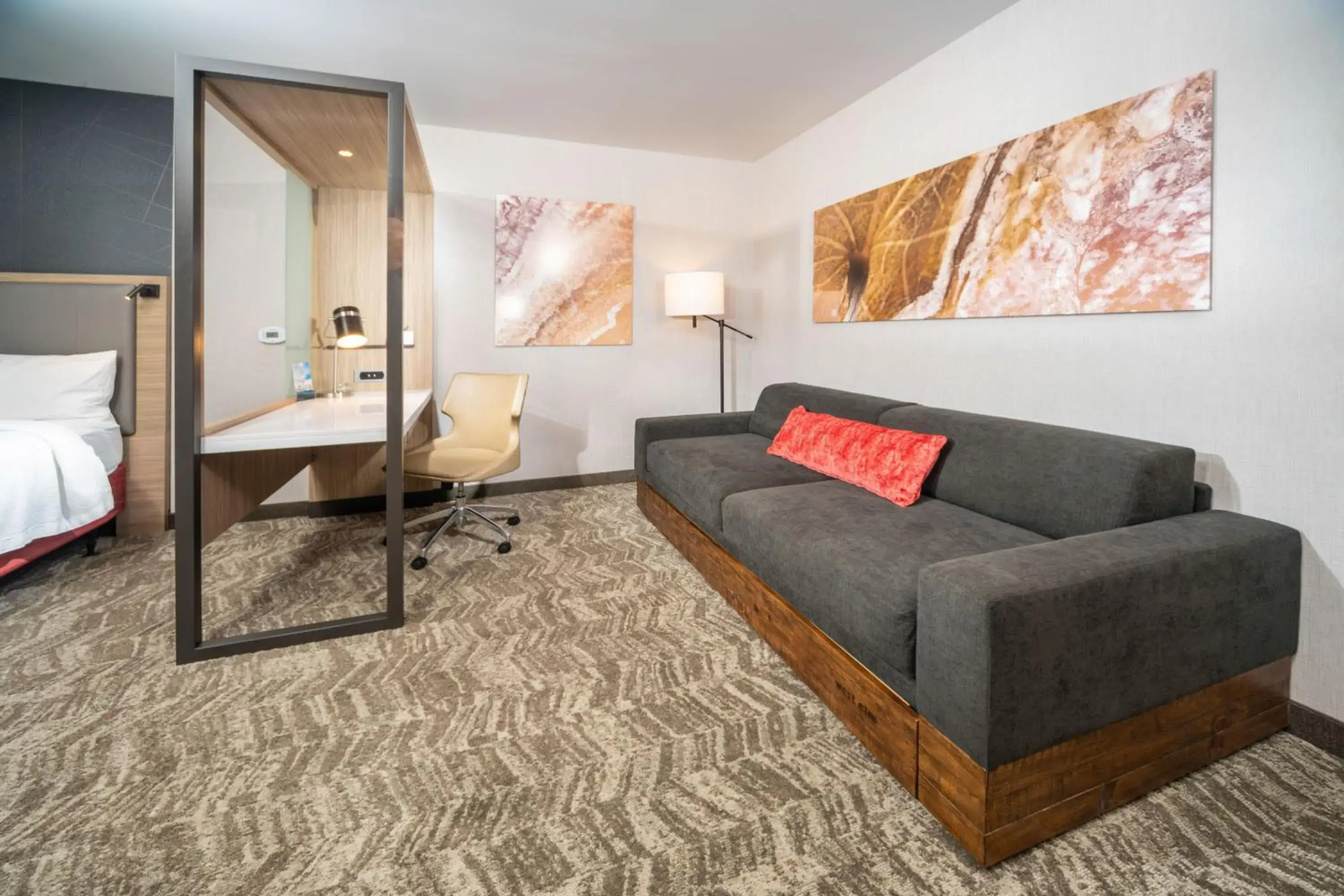 King Suite with Trundle Bed in SpringHill Suites by Marriott Kenosha King Suite with Trundle Bed in SpringHill Suites by Marriott Kenosha