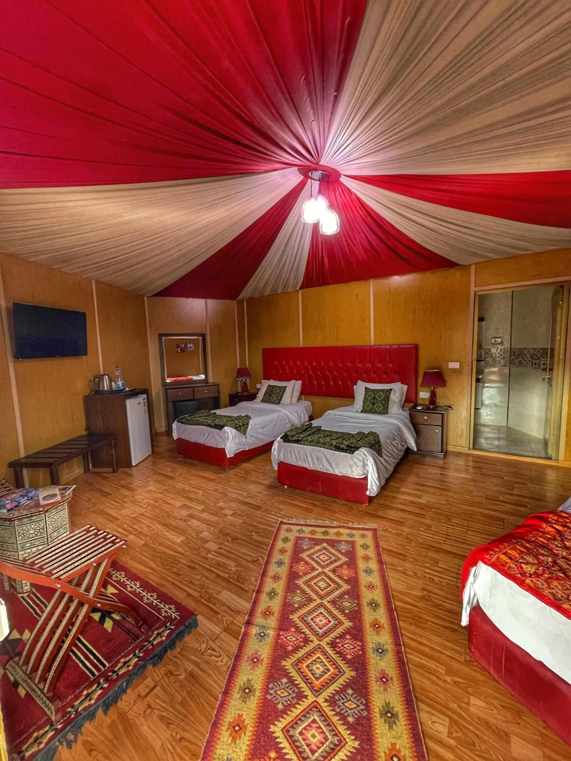 Deluxe Triple Tent in Rum Oasis Luxury Camp Deluxe Triple Tent in Rum Oasis Luxury Camp