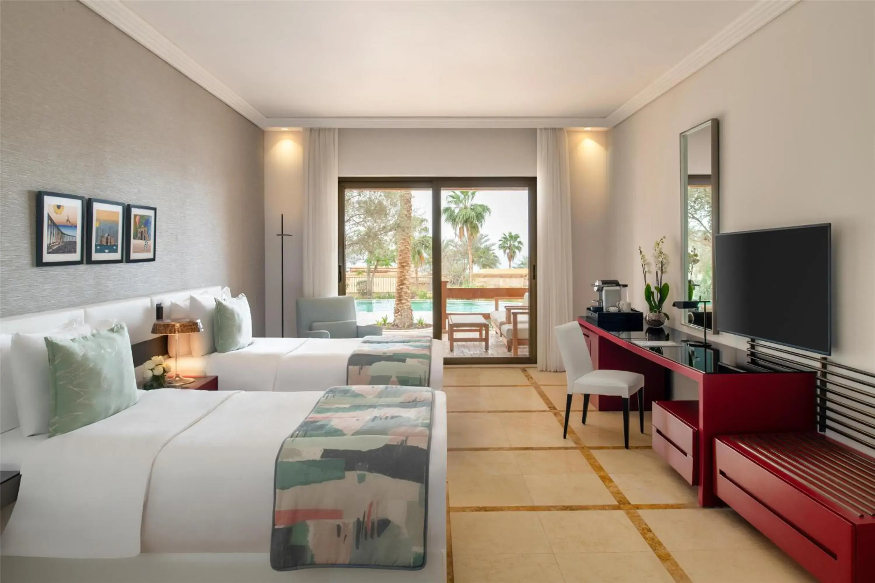 Ishtar Deluxe Twin Room - single occupancy in Kempinski Hotel Ishtar Dead Sea Ishtar Deluxe Twin Room - single occupancy in Kempinski Hotel Ishtar Dead Sea