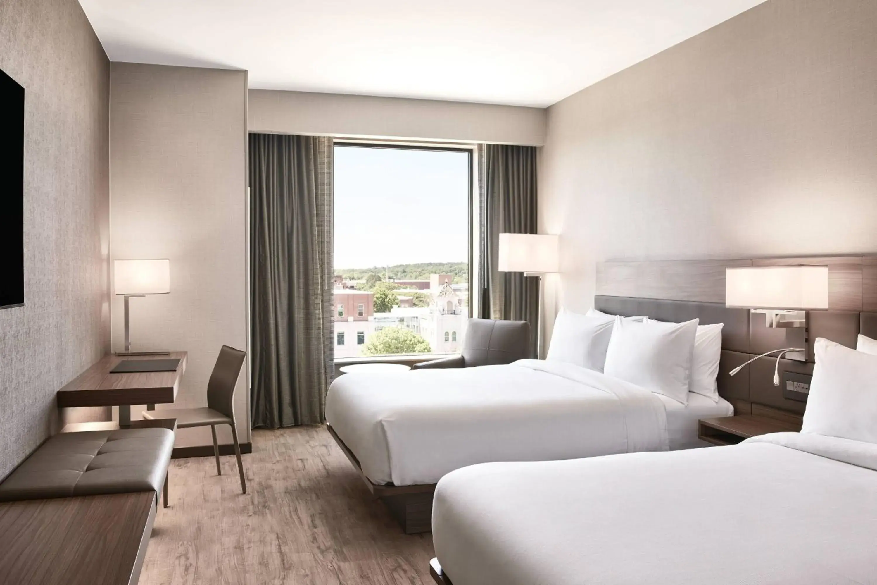 Standard Guest Room with 2 Queen Bed in AC Hotel by Marriott Columbus Downtown Standard Guest Room with 2 Queen Bed in AC Hotel by Marriott Columbus Downtown