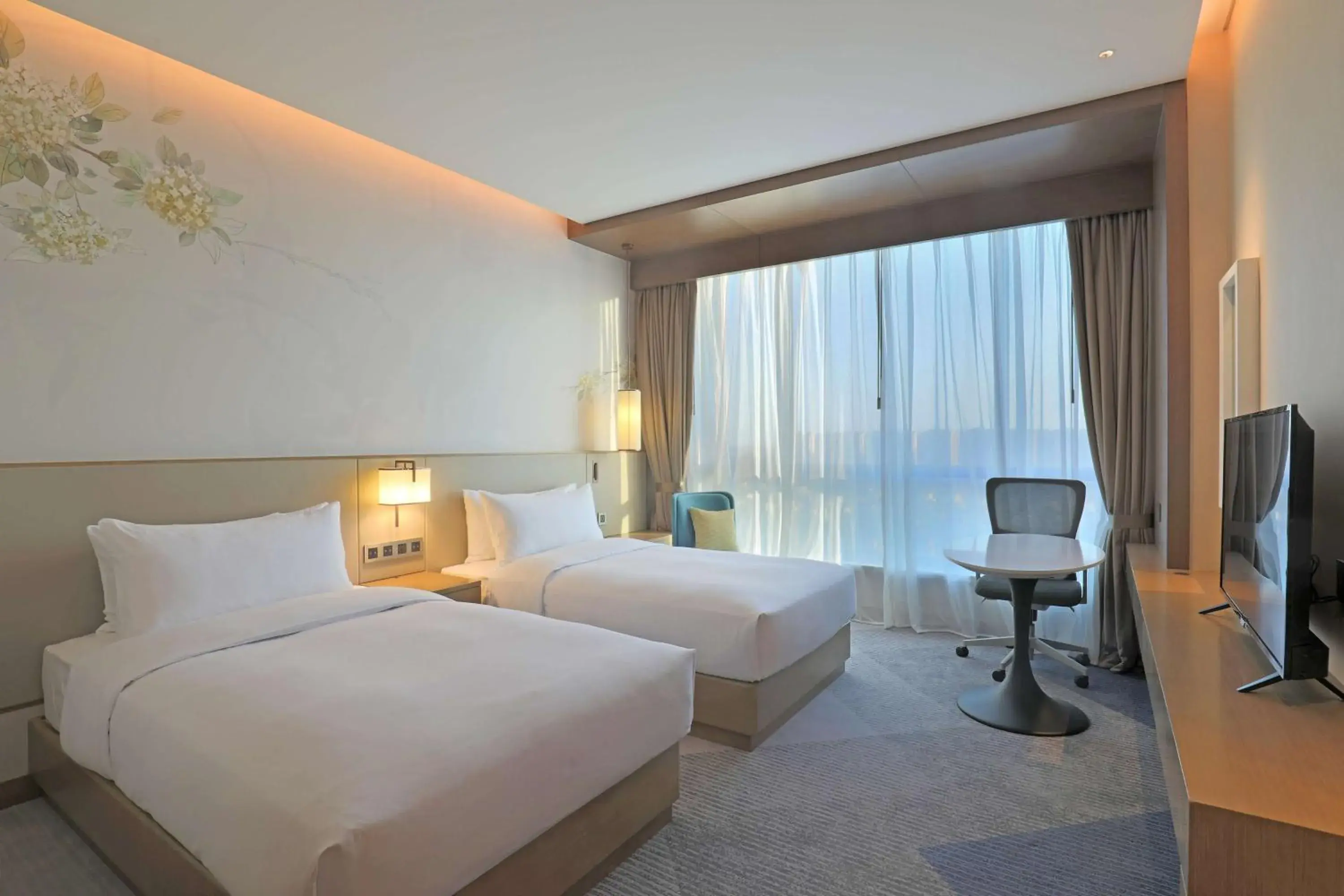 Twin Room - High Floor in Hilton Garden Inn Changzhou Jintan Twin Room - High Floor in Hilton Garden Inn Changzhou Jintan
