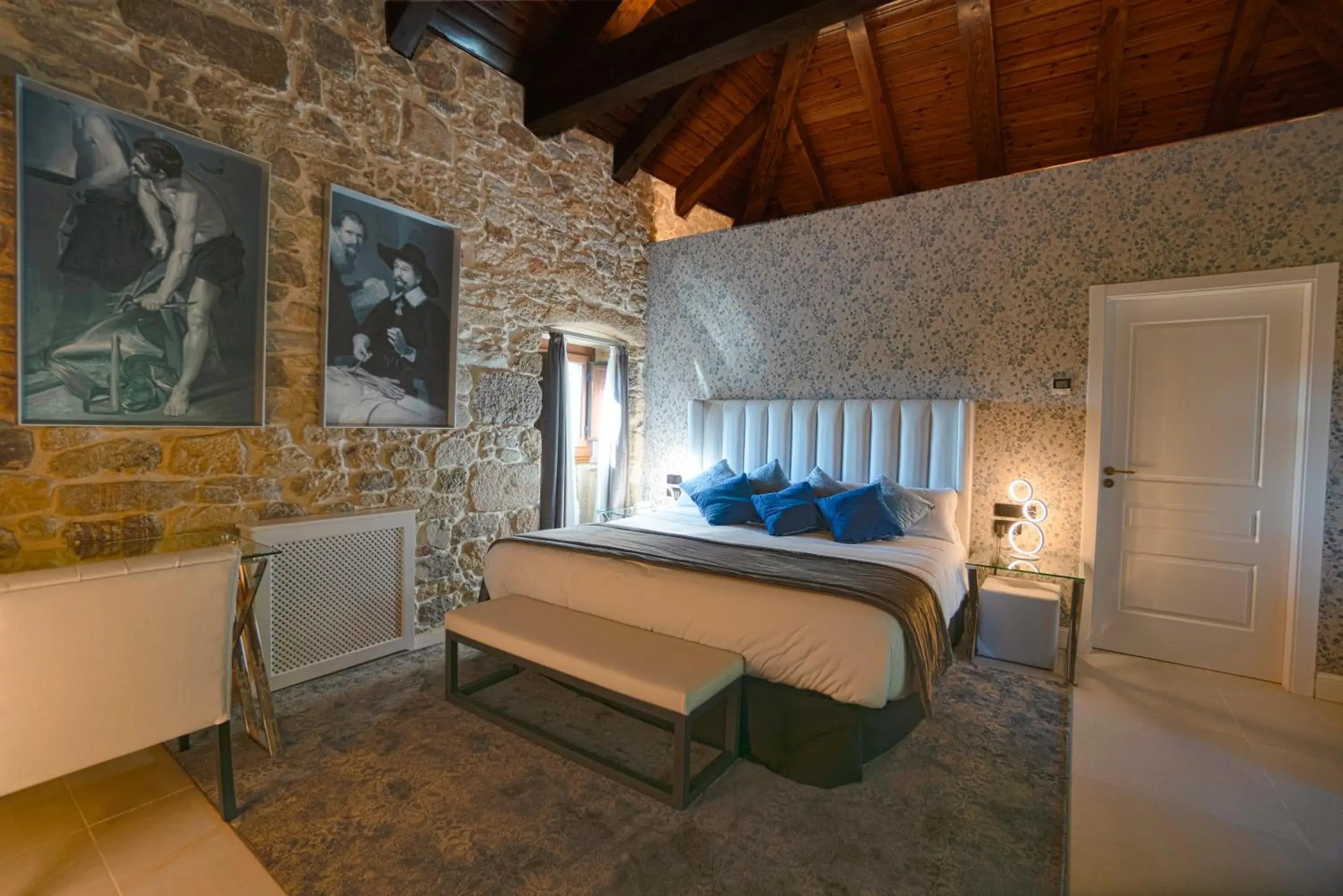 Deluxe Family Room with Balcony in Hotel As Torres da Hermida Deluxe Family Room with Balcony in Hotel As Torres da Hermida