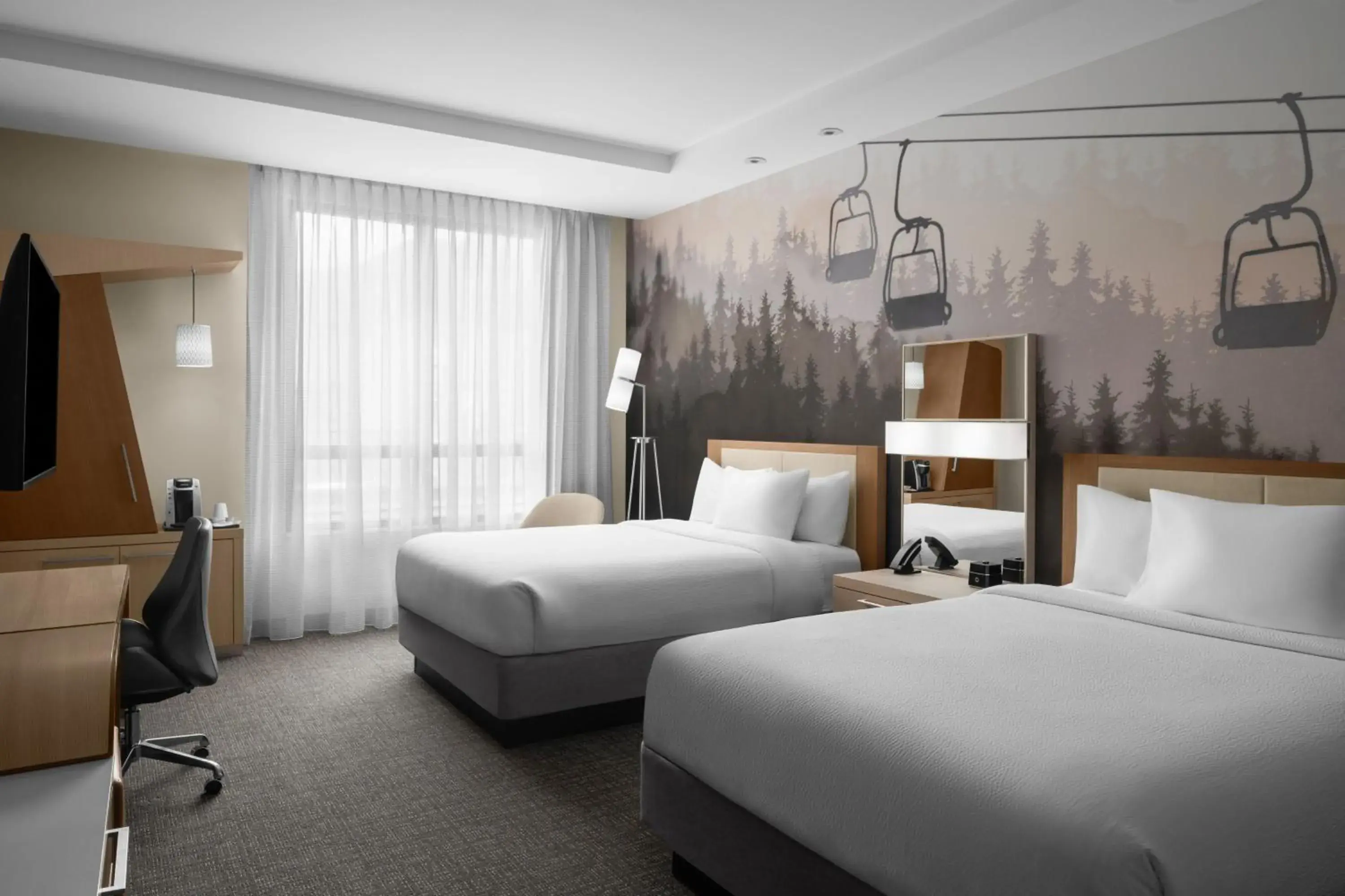 Double Queen Room in Courtyard by Marriott Salt Lake City Cottonwood Double Queen Room in Courtyard by Marriott Salt Lake City Cottonwood