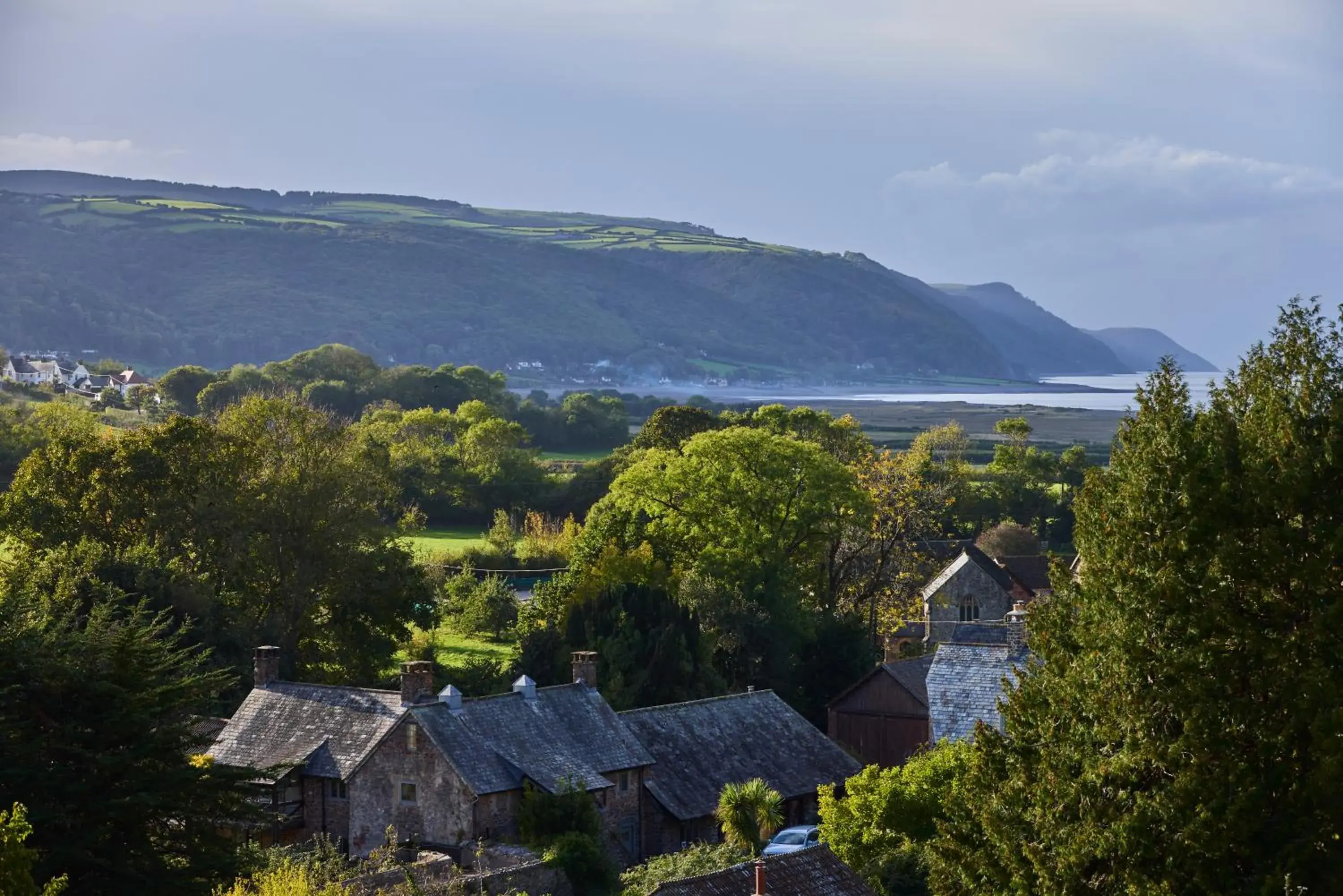 Double or Twin Room with Shower - single occupancy in Luxury Bed And Breakfast at Bossington Hall in Exmoor, Somerset Double or Twin Room with Shower - single occupancy in Luxury Bed And Breakfast at Bossington Hall in Exmoor, Somerset