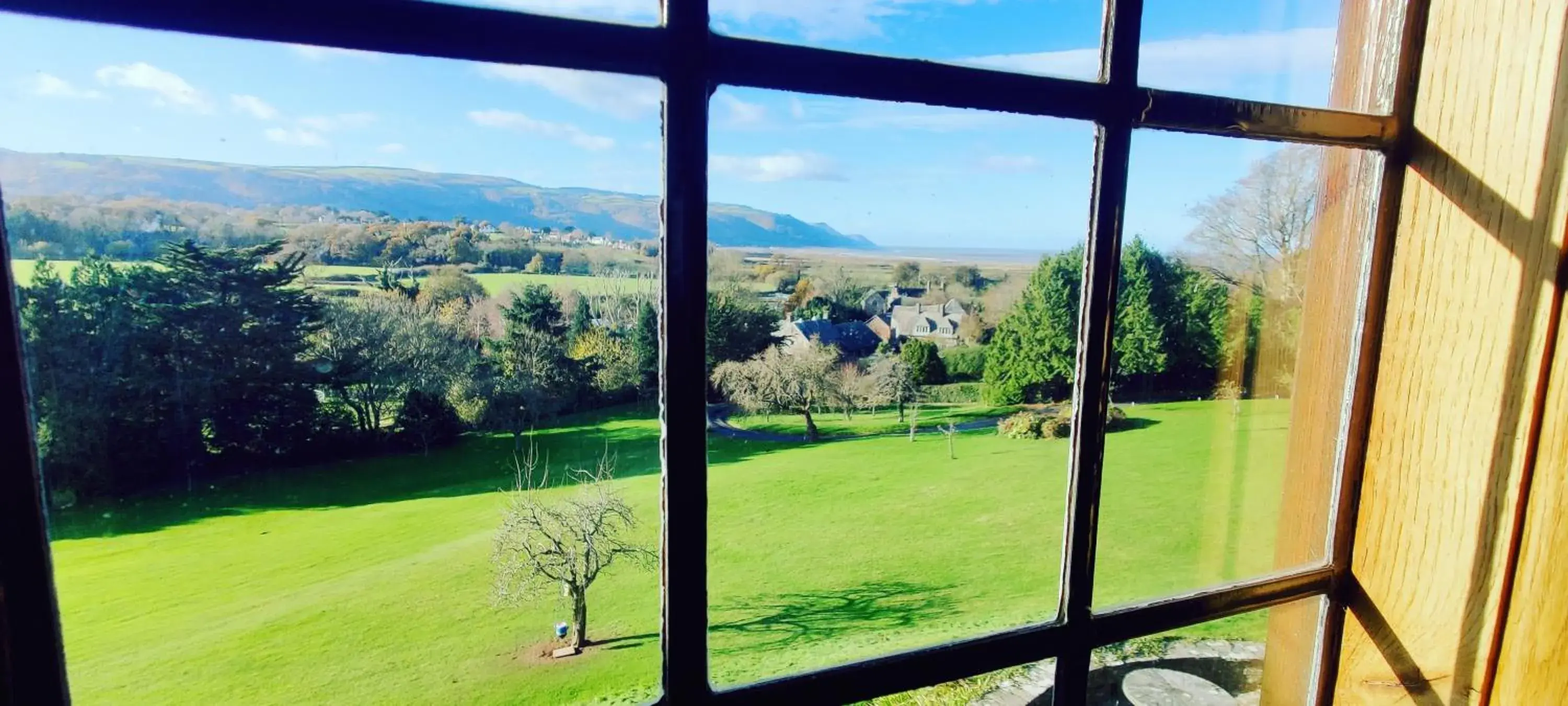 Deluxe Suite with Sea View in Luxury Bed And Breakfast at Bossington Hall in Exmoor, Somerset Deluxe Suite with Sea View in Luxury Bed And Breakfast at Bossington Hall in Exmoor, Somerset