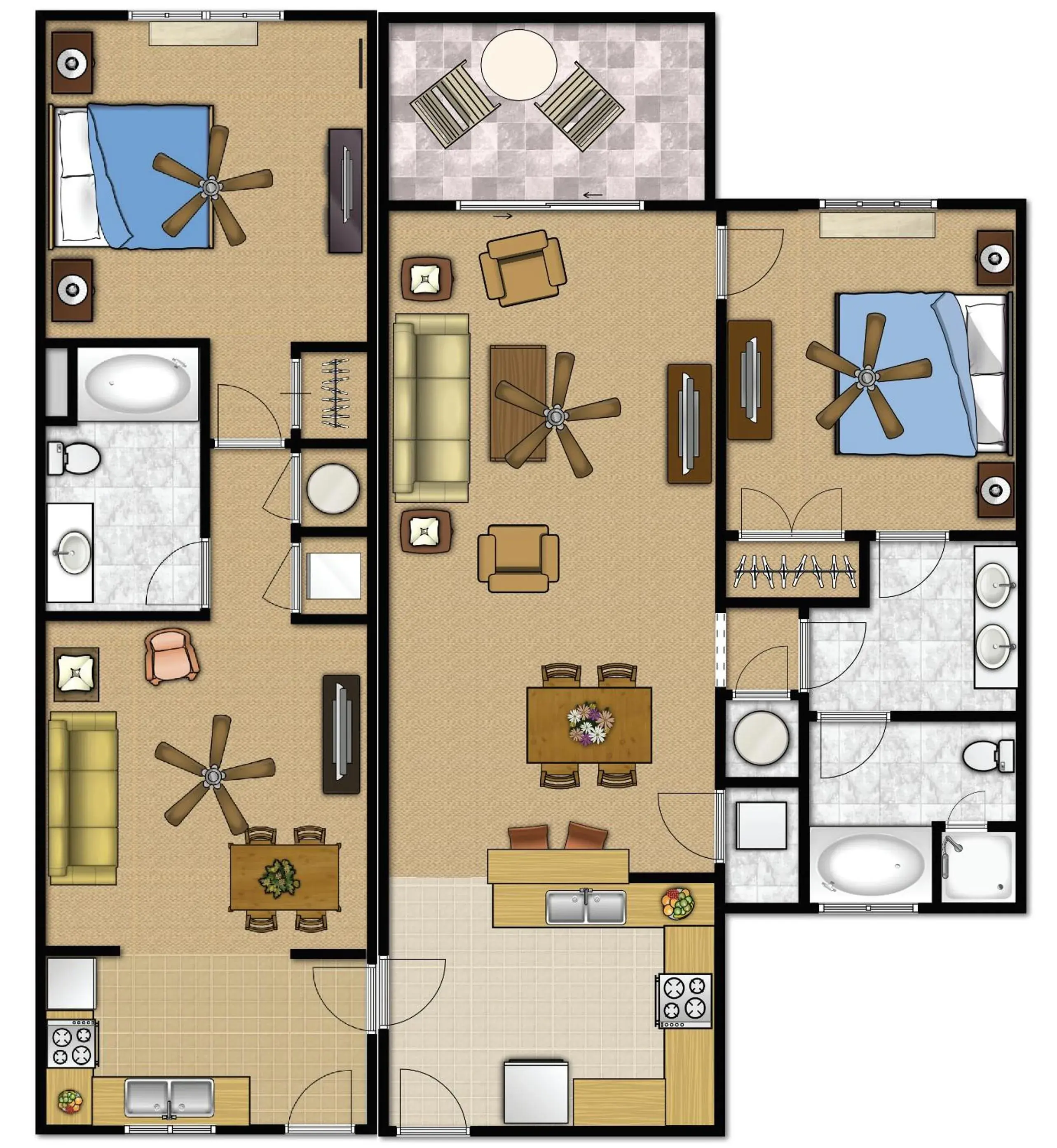 Duplex Suite in Coral Sands Resort by Palmera Duplex Suite in Coral Sands Resort by Palmera