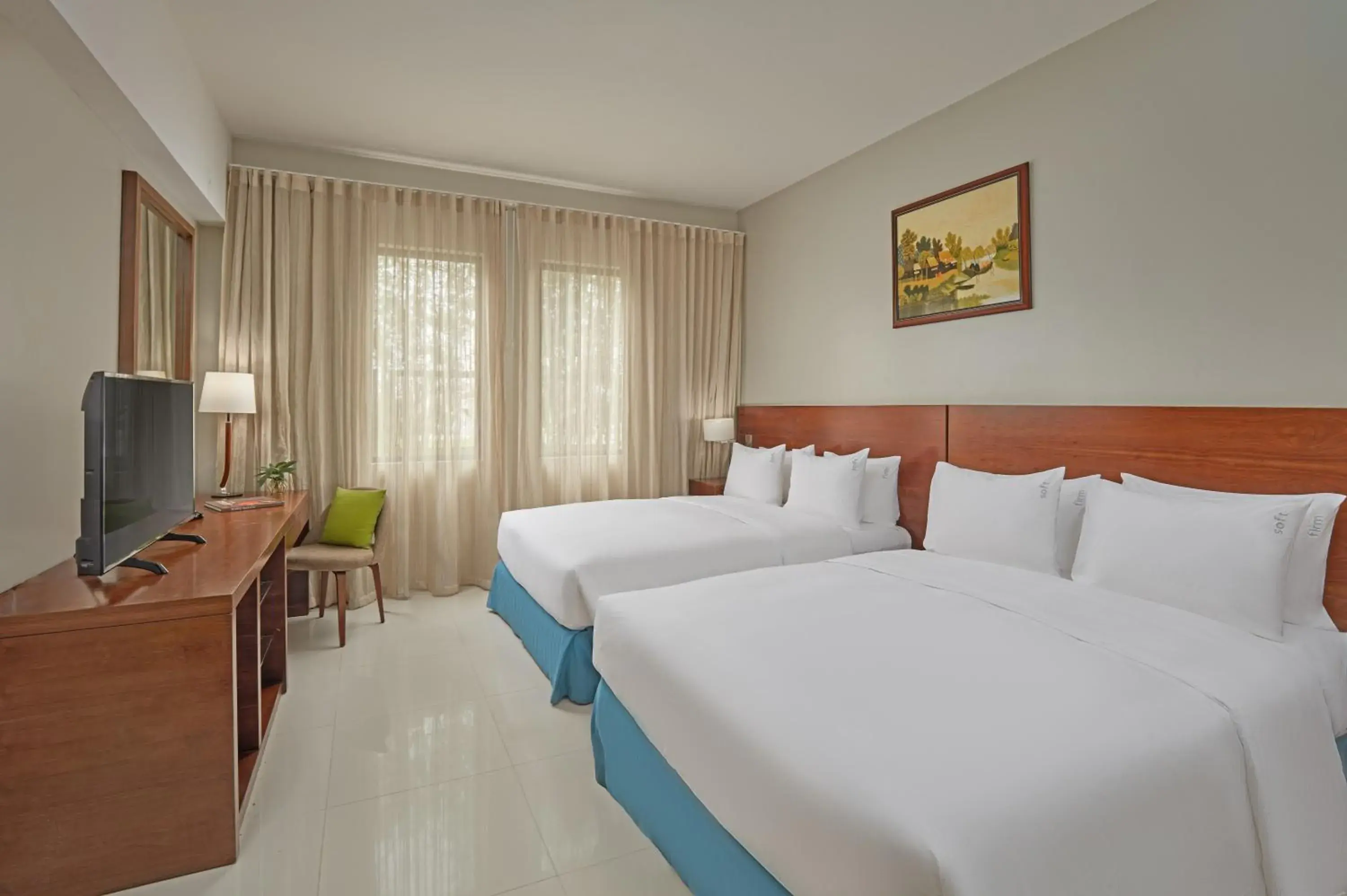 Standard Queen Room with Two Queen Beds and Pool View in Holiday Inn & Suites Batangas LimaPark, an IHG Hotel Standard Queen Room with Two Queen Beds and Pool View in Holiday Inn & Suites Batangas LimaPark, an IHG Hotel