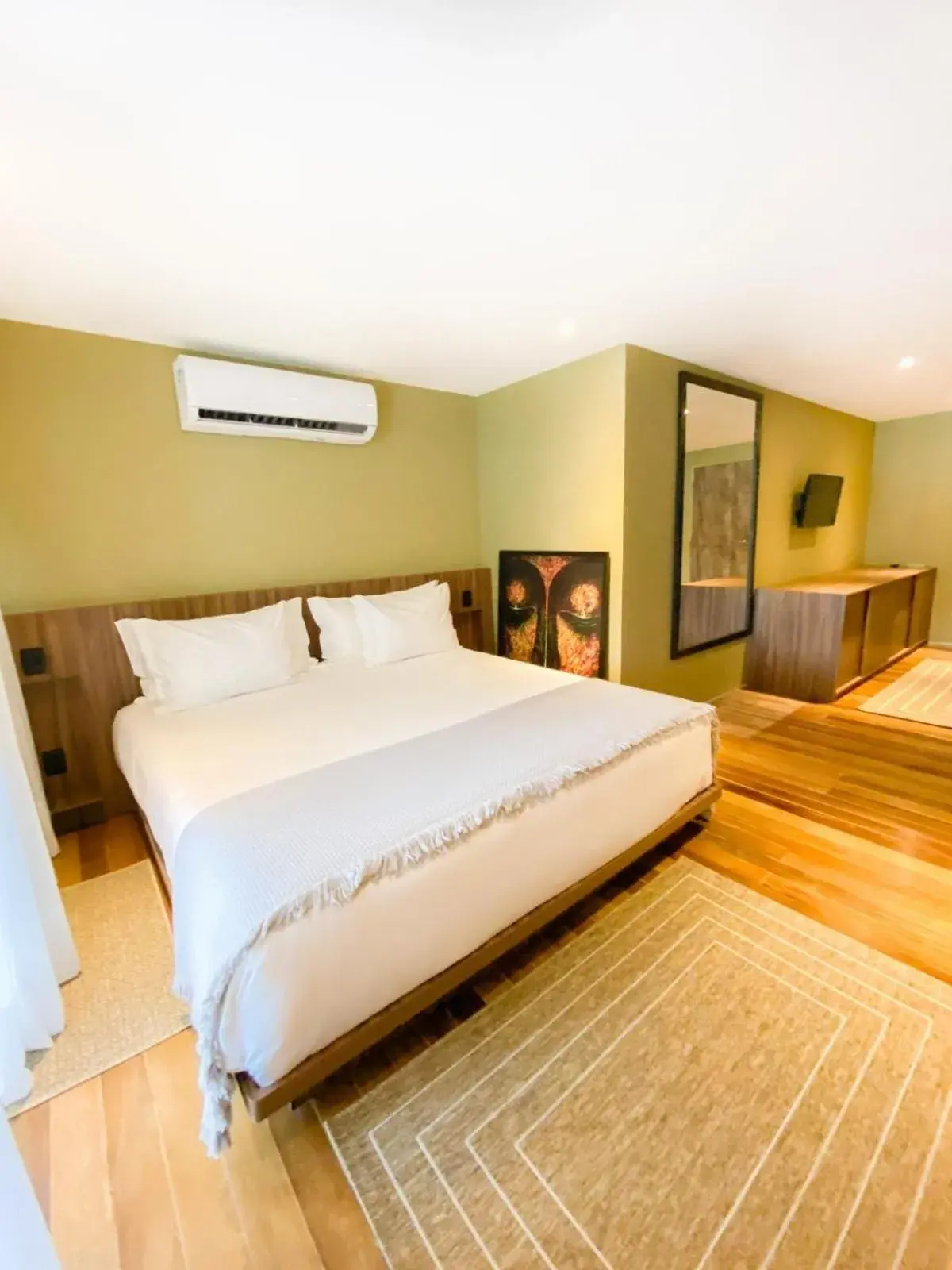 Quadruple Room with Sea View in Pousada Papiro Boutique Quadruple Room with Sea View in Pousada Papiro Boutique