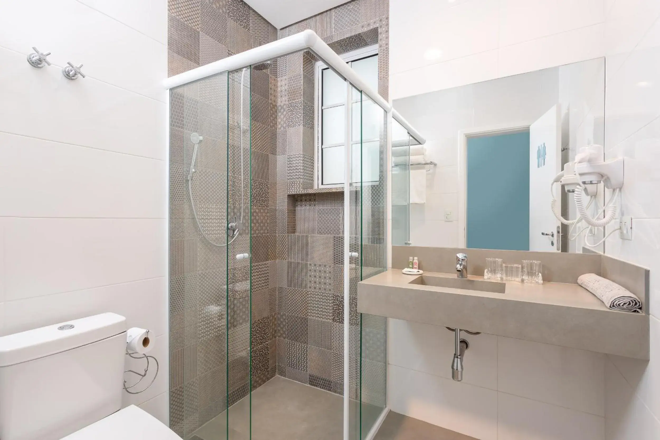 Twin Room with Private External Bathroom in Hotel Pousada Pacaembu Twin Room with Private External Bathroom in Hotel Pousada Pacaembu