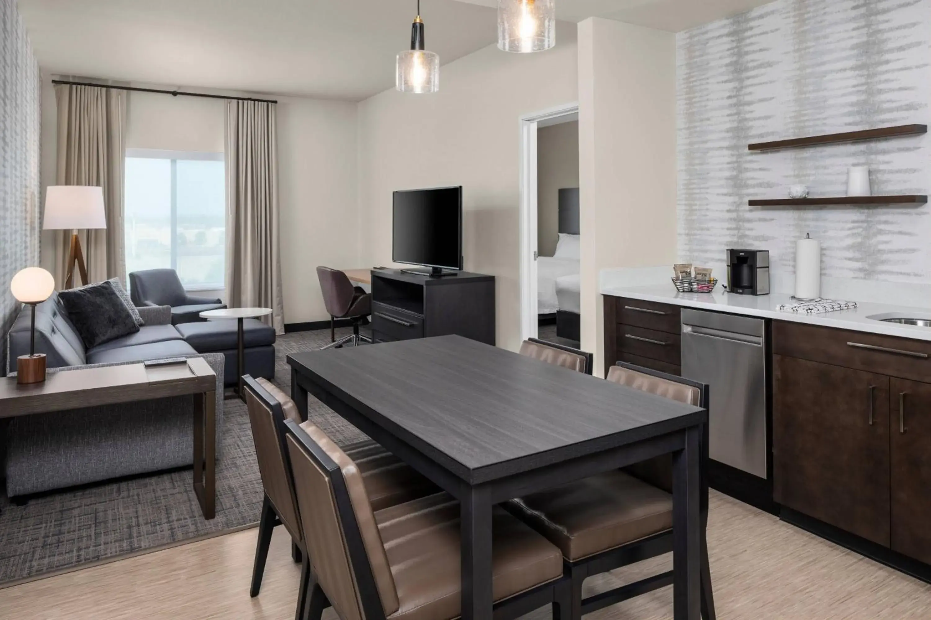 One-Bedroom Suite with Two Queen Beds and Sofa Bed - Hearing Accessible in Residence Inn by Marriott East Peoria One-Bedroom Suite with Two Queen Beds and Sofa Bed - Hearing Accessible in Residence Inn by Marriott East Peoria