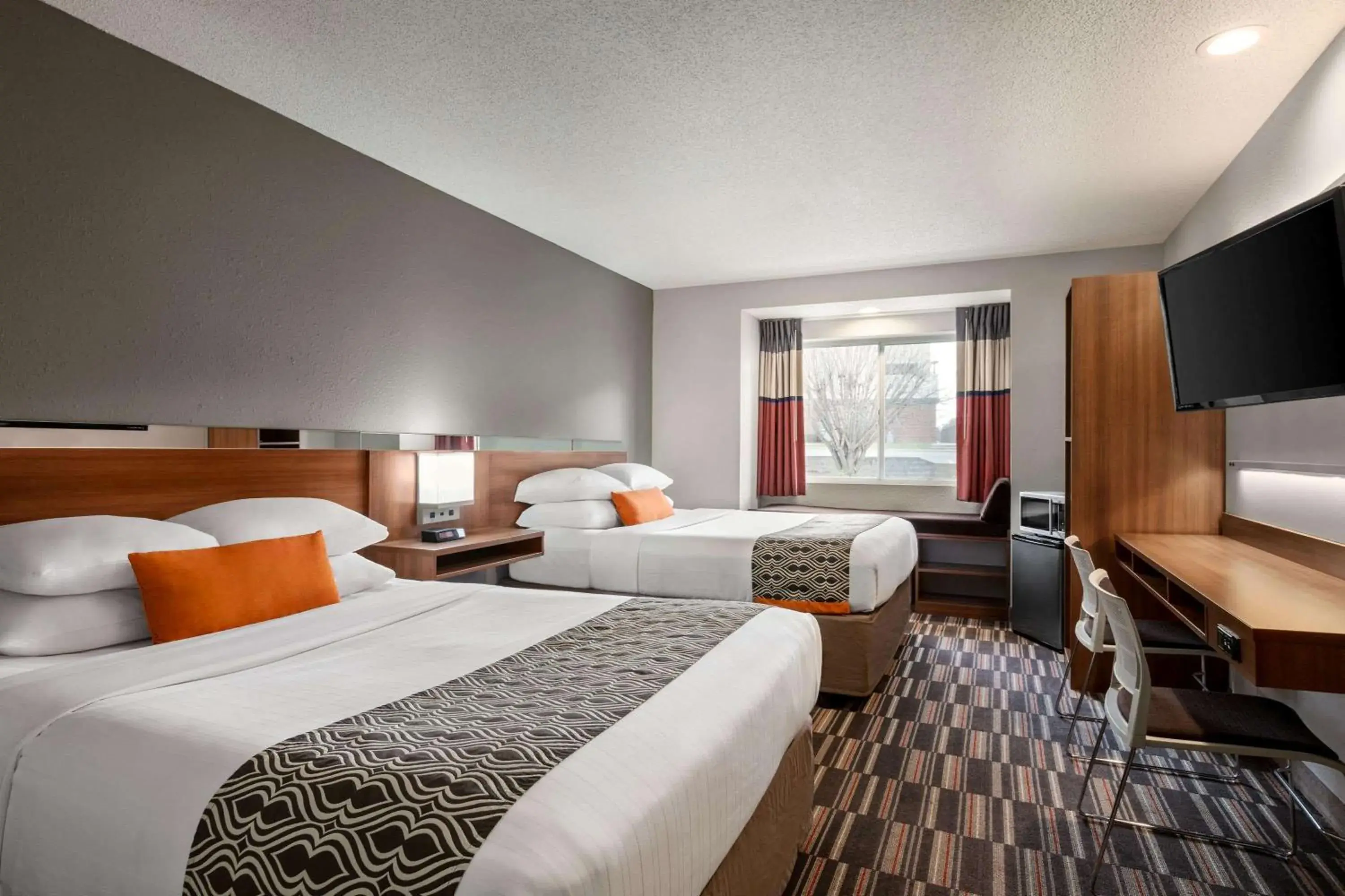 Queen Room with Two Queen Beds and Roll-in Shower - Mobility Accessible/Non-Smoking in Microtel Inn & Suites by Wyndham Queen Room with Two Queen Beds and Roll-in Shower - Mobility Accessible/Non-Smoking in Microtel Inn & Suites by Wyndham