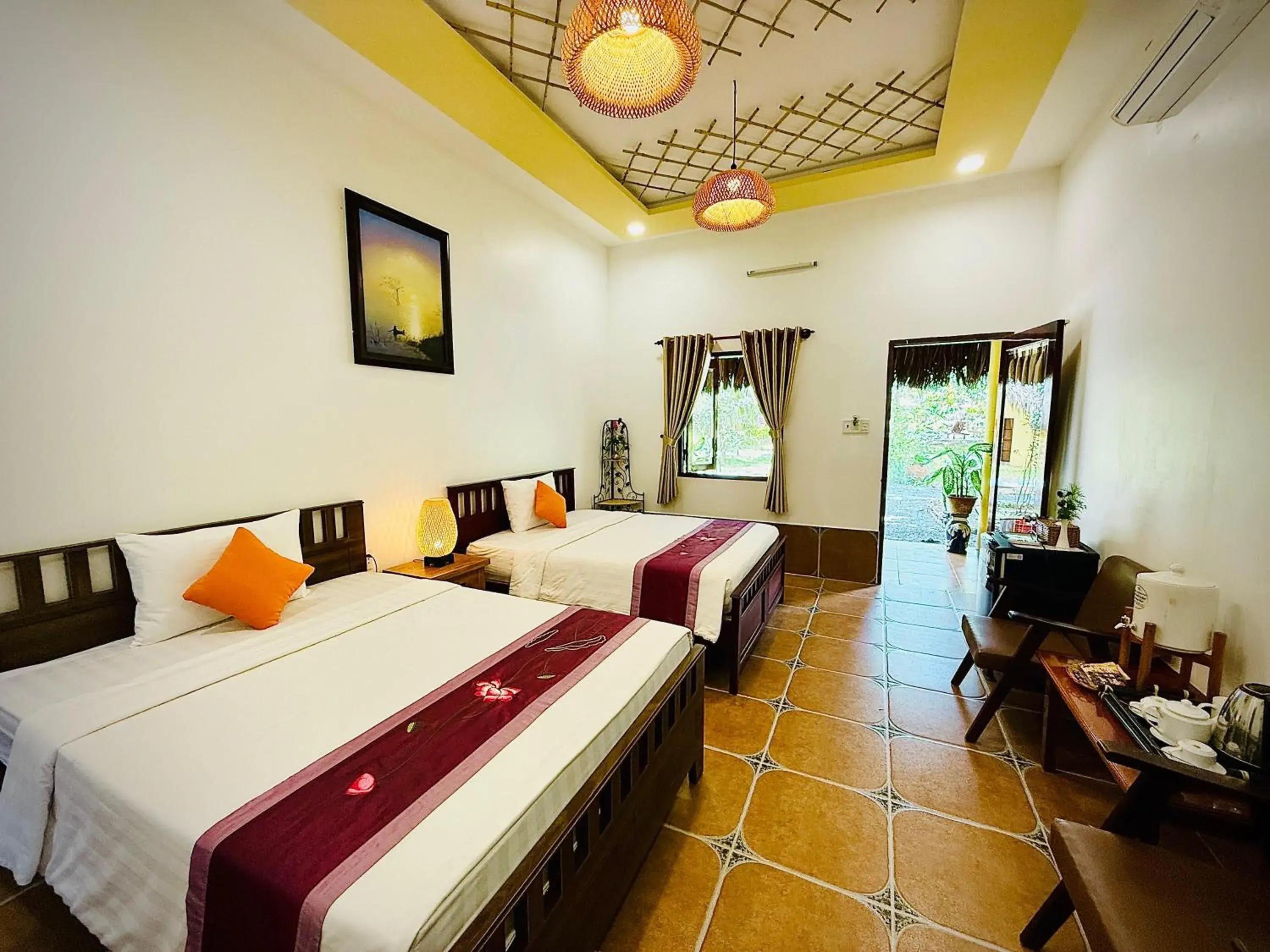 Deluxe Double or Twin Room with Pool View in Mango Home Riverside Eco - Resort Deluxe Double or Twin Room with Pool View in Mango Home Riverside Eco - Resort