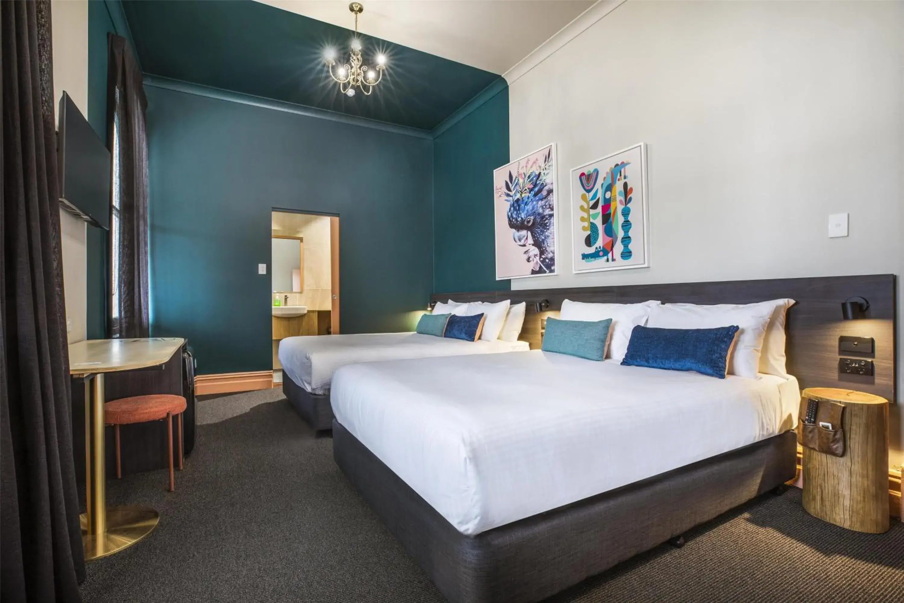 Studio Twin Queen with Private En Suite Bathroom in Ramsgate Hotel by Nightcap Social Studio Twin Queen with Private En Suite Bathroom in Ramsgate Hotel by Nightcap Social
