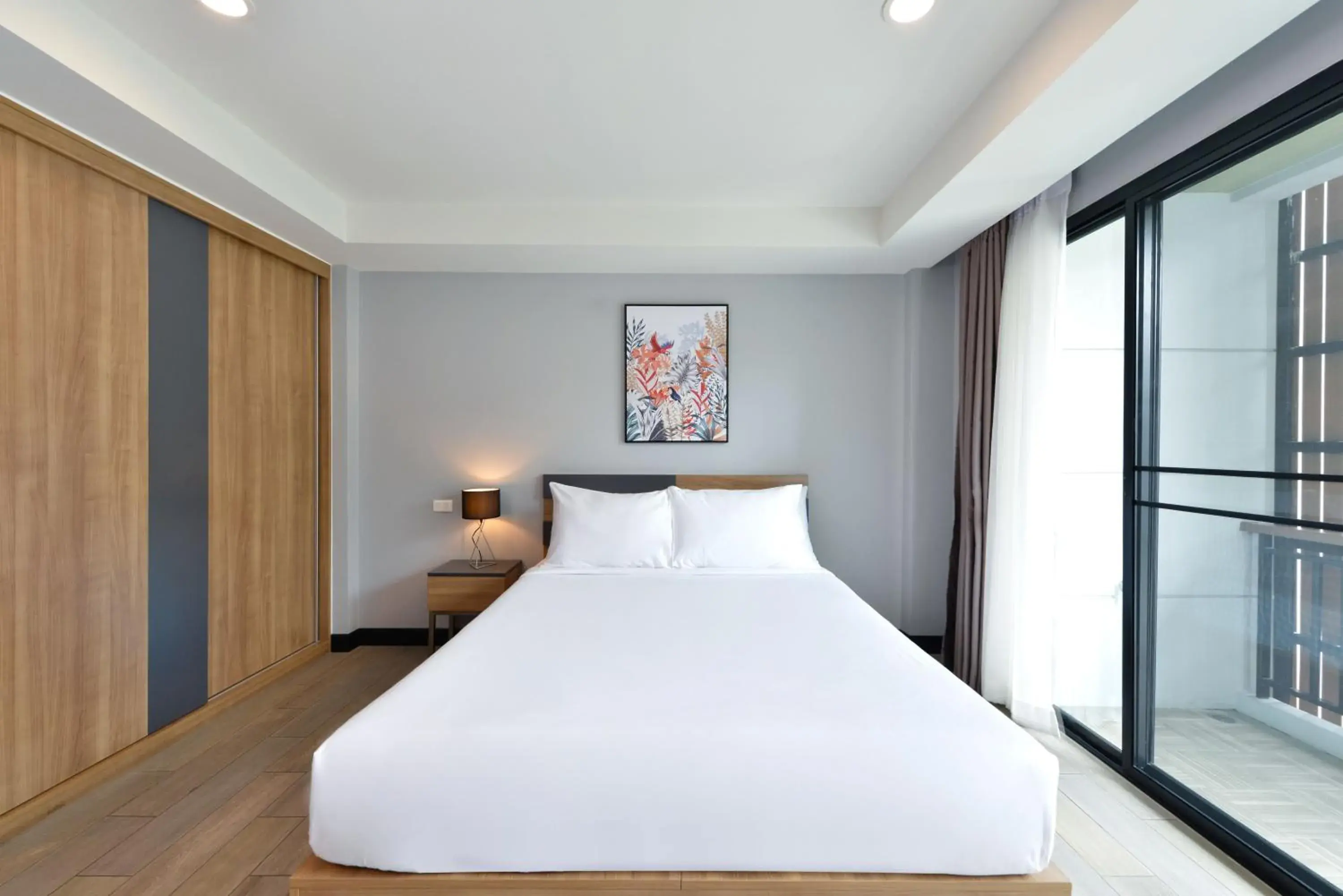 Queen Room with Garden View in Raweewan Residence hotel Queen Room with Garden View in Raweewan Residence hotel