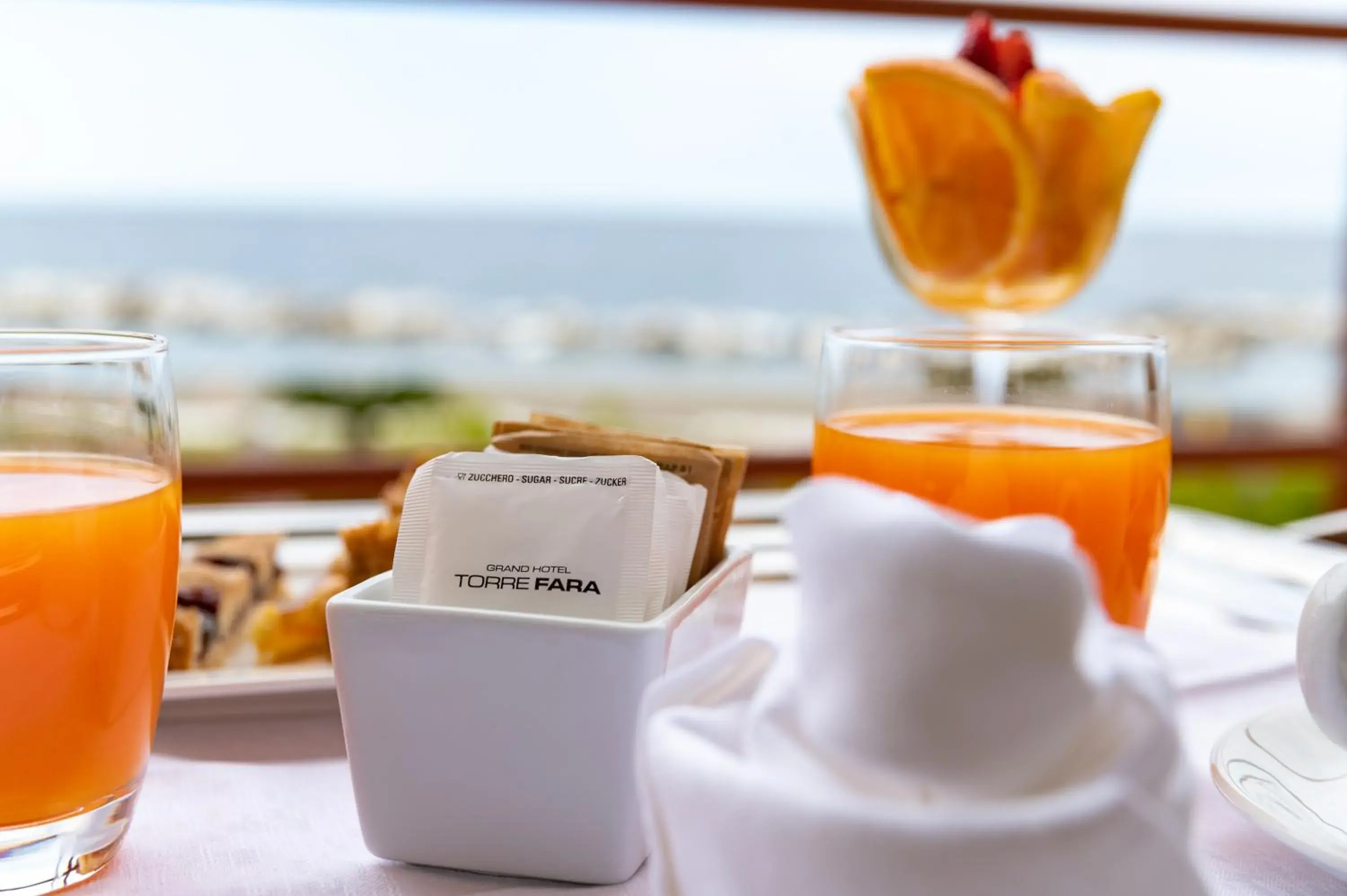 Privilege Double Room with Patio or Balcony and Sea View in Grand Hotel Torre Fara Privilege Double Room with Patio or Balcony and Sea View in Grand Hotel Torre Fara