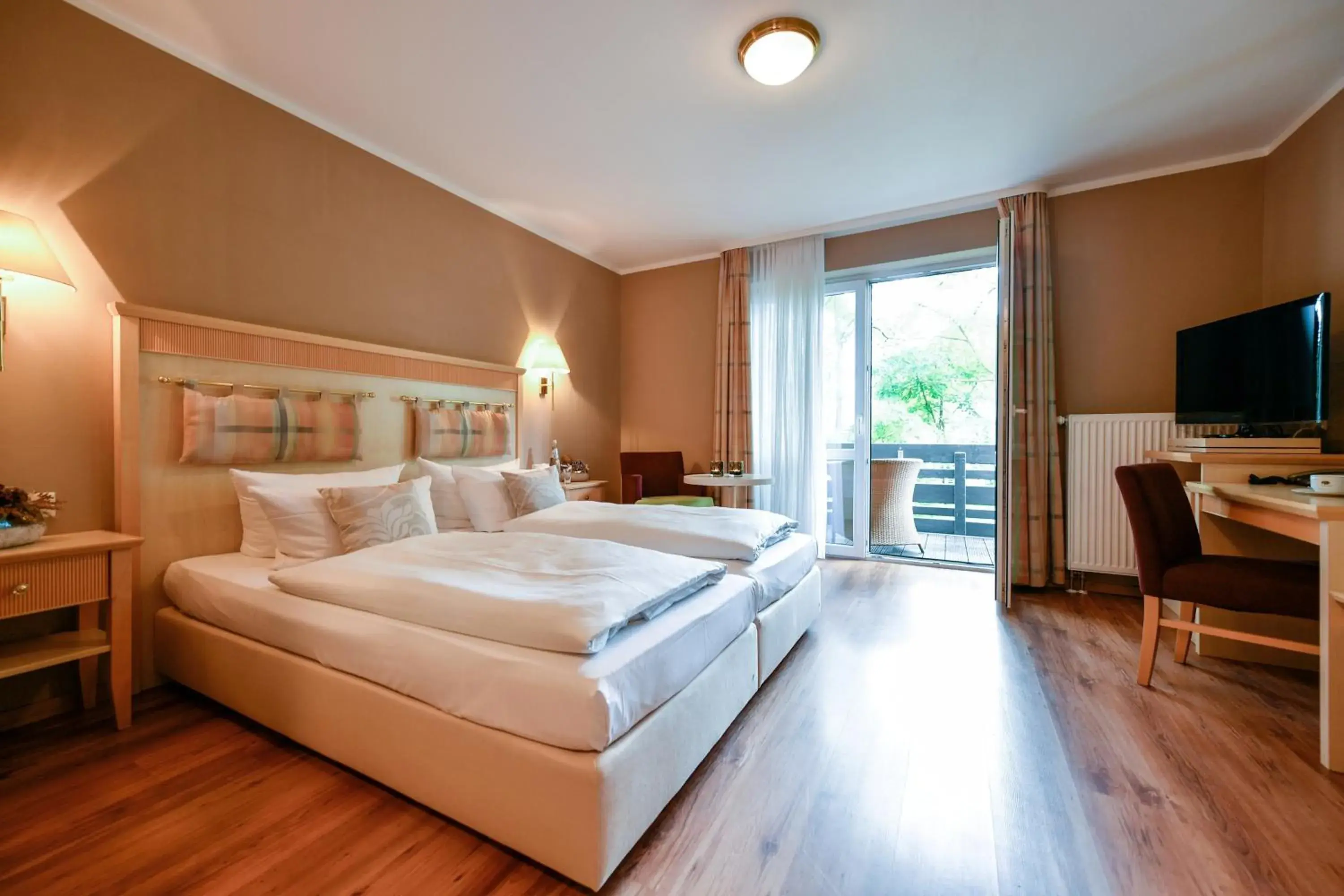 Double Room with Balcony - single occupancy in Christinenhof & Spa - Wellnesshotel am Rande des Spreewalds Double Room with Balcony - single occupancy in Christinenhof & Spa - Wellnesshotel am Rande des Spreewalds