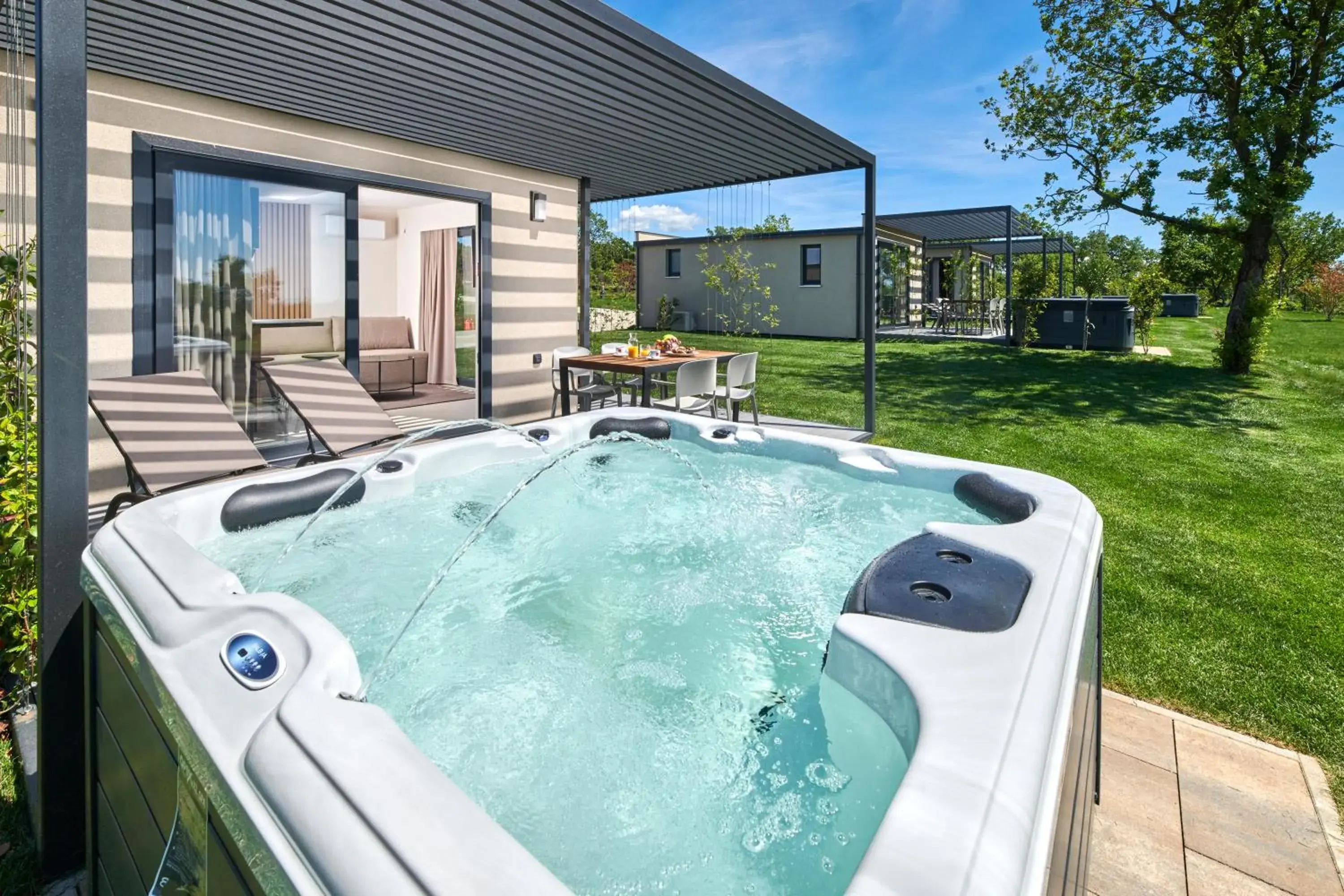 Agava Luxury Mobile Home with Hot Tub in San Servolo Wellness Homes Agava Luxury Mobile Home with Hot Tub in San Servolo Wellness Homes