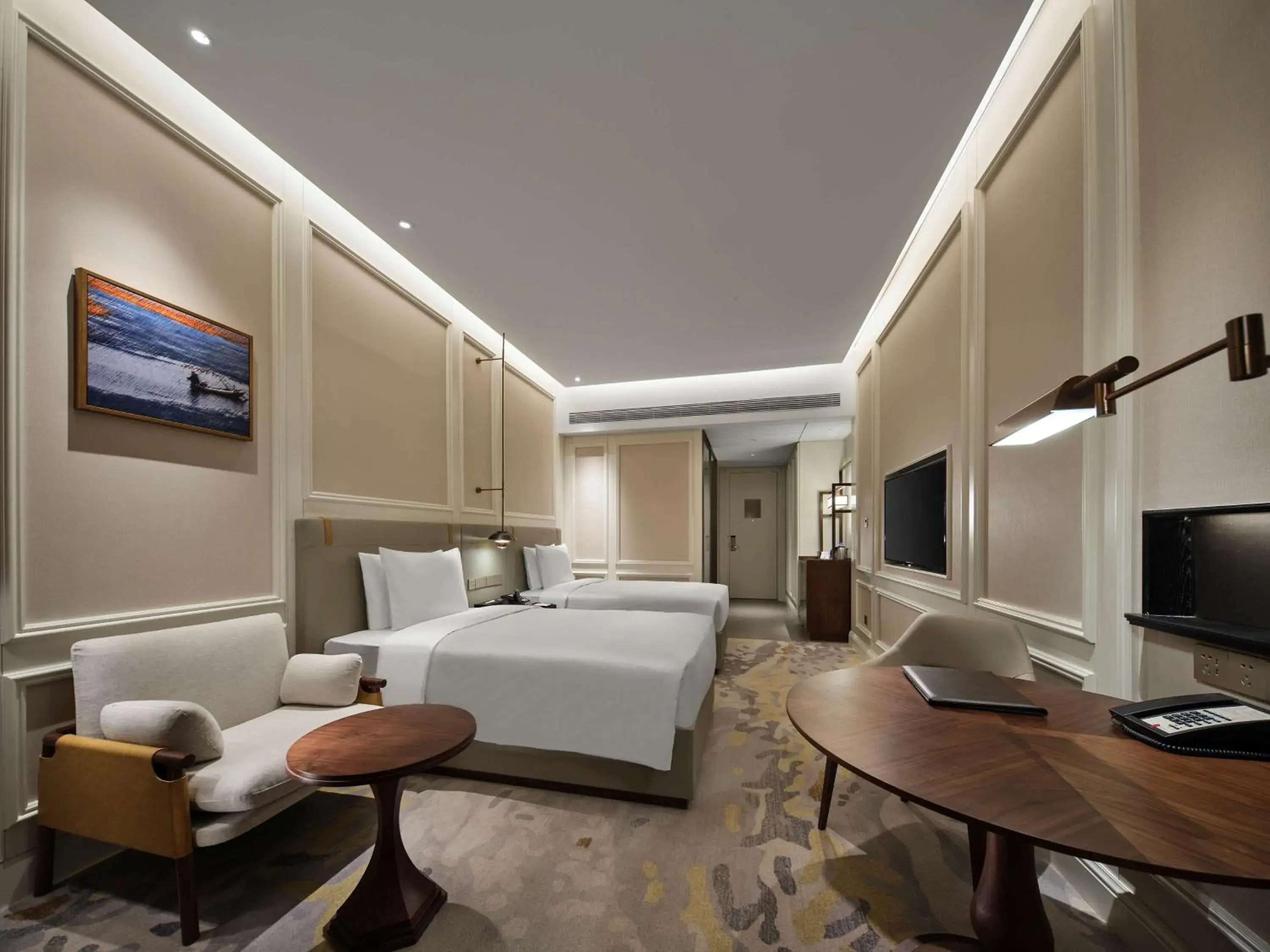 Twin Room in Hollick Hotel Wen'An, Tapestry Collection By Hilton Twin Room in Hollick Hotel Wen'An, Tapestry Collection By Hilton