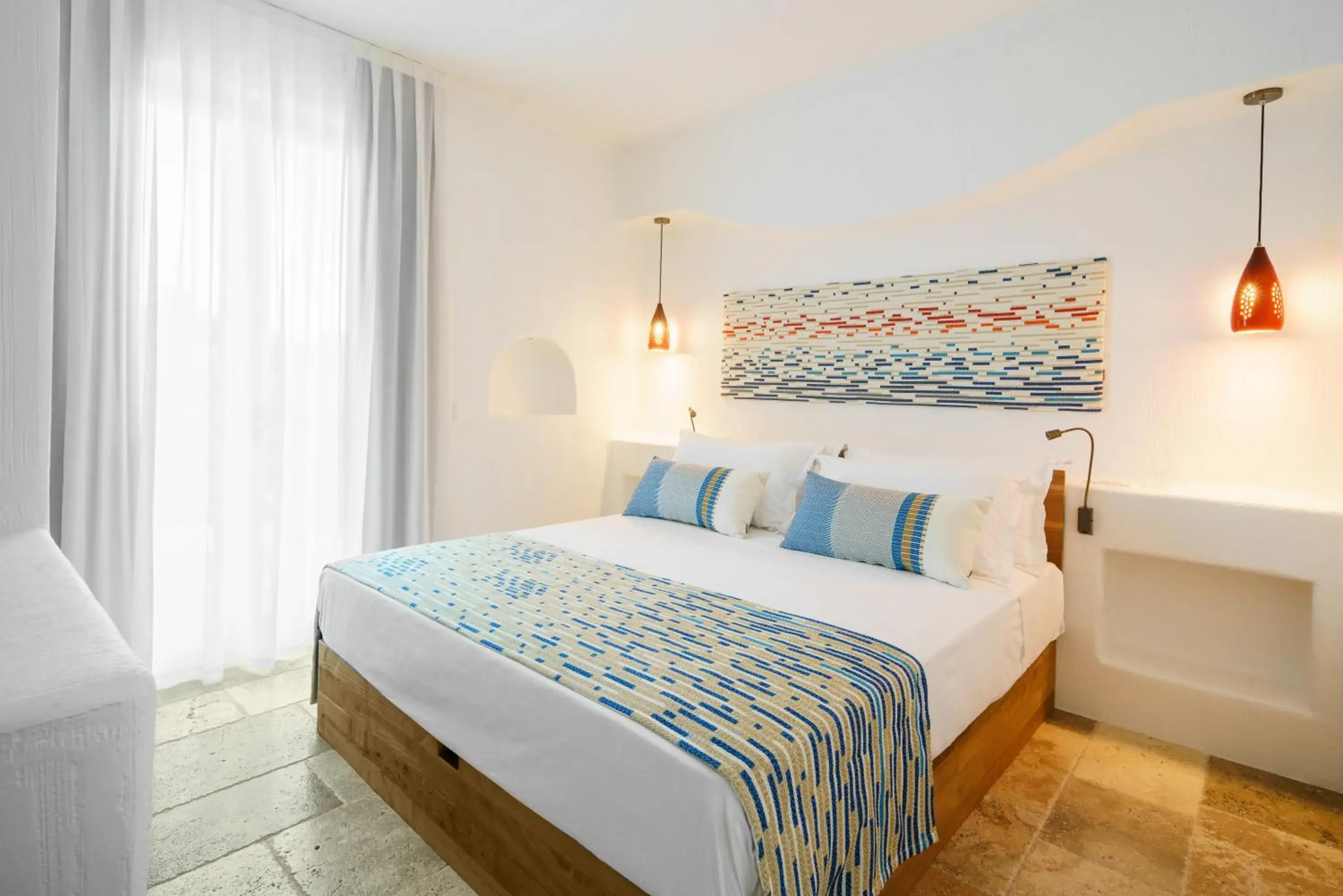 Double Room with Balcony in Sant Efis Hotel Double Room with Balcony in Sant Efis Hotel