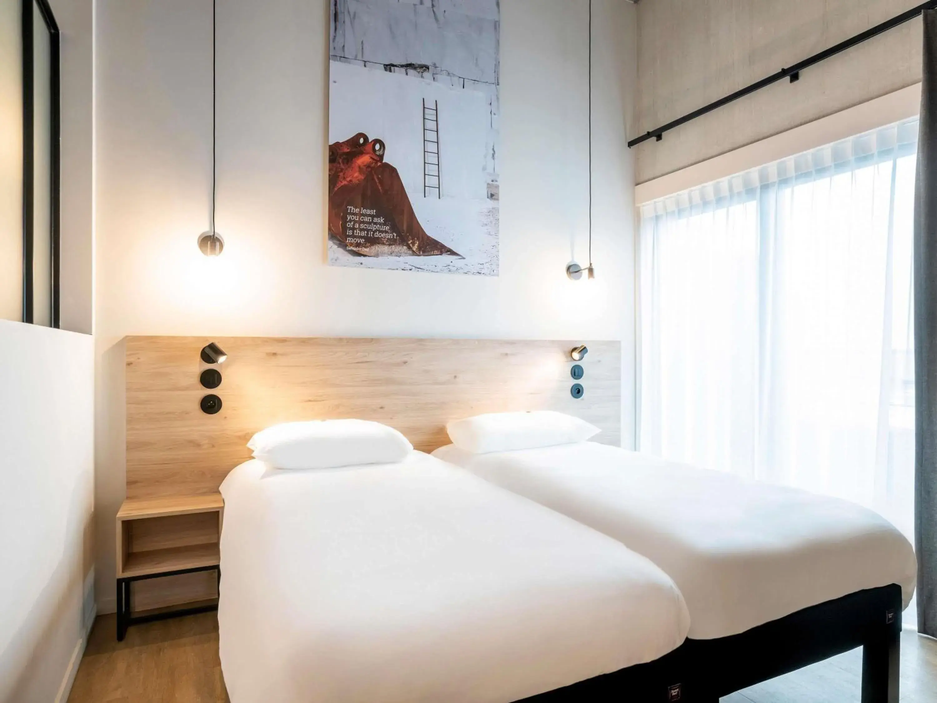 Superior Twin Room with Balcony in ibis Styles Namur Superior Twin Room with Balcony in ibis Styles Namur