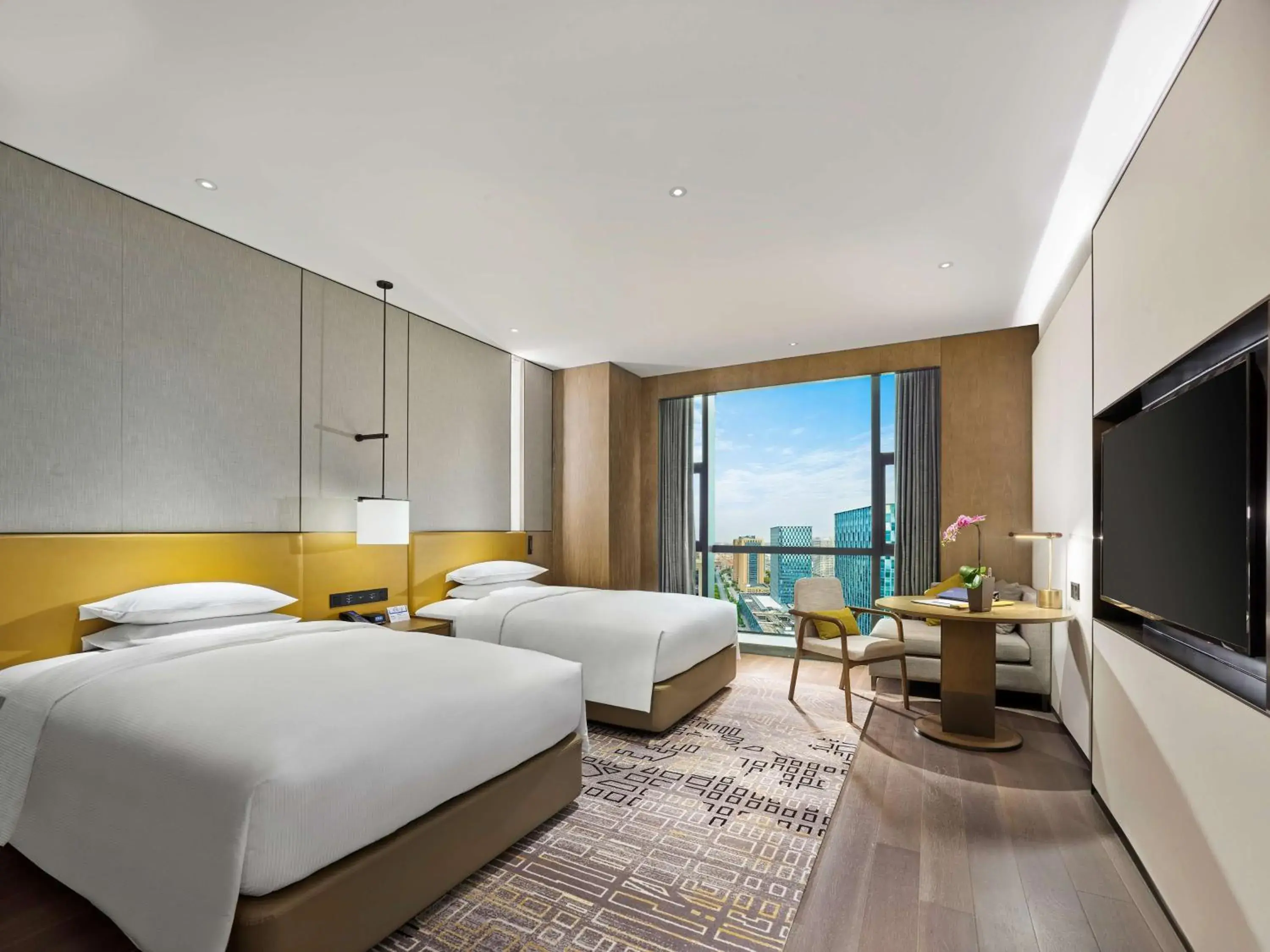 Superior Deluxe Twin Room in Hilton Jiaxing Superior Deluxe Twin Room in Hilton Jiaxing