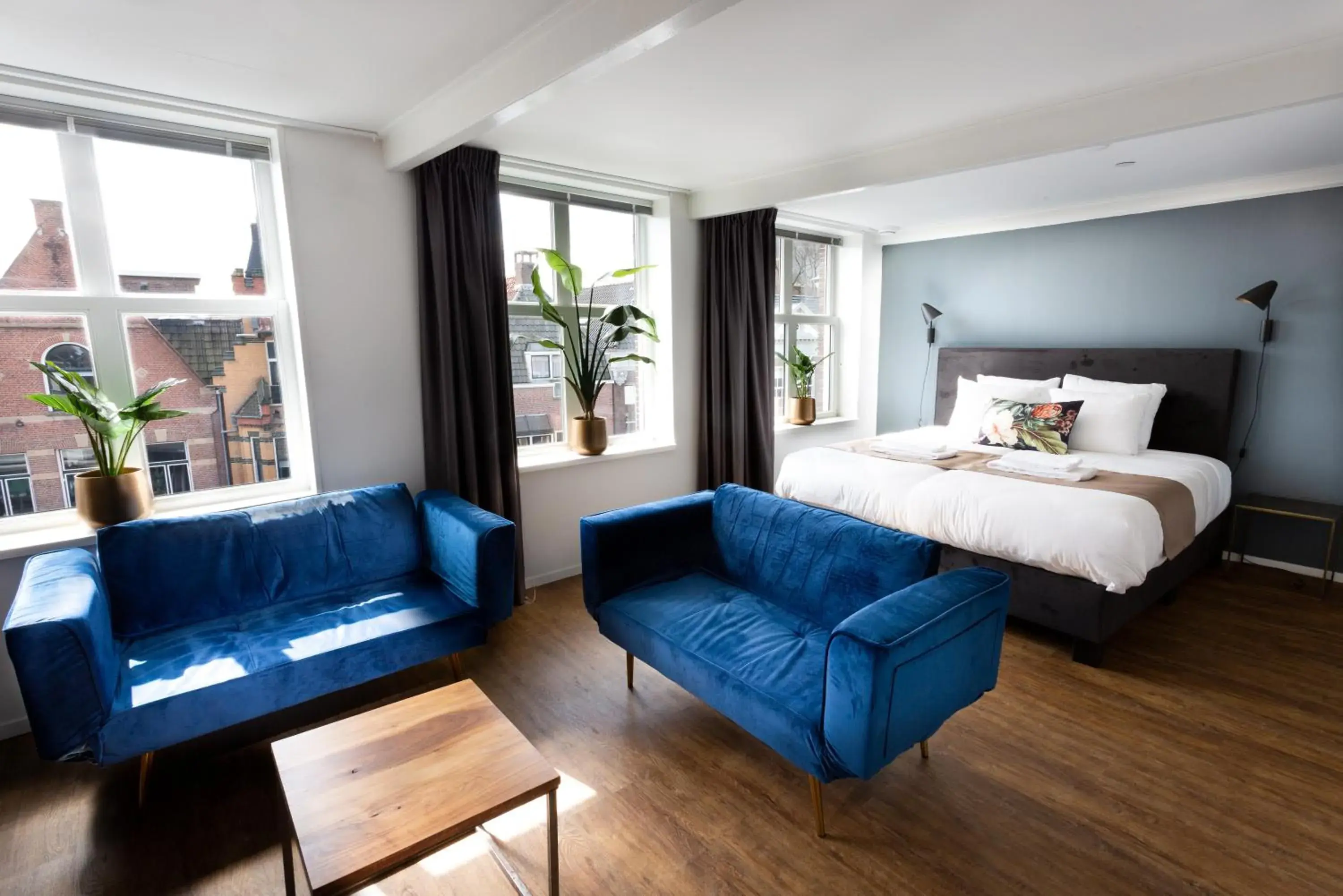 Twin Room with View in Hotel Markt23 Twin Room with View in Hotel Markt23