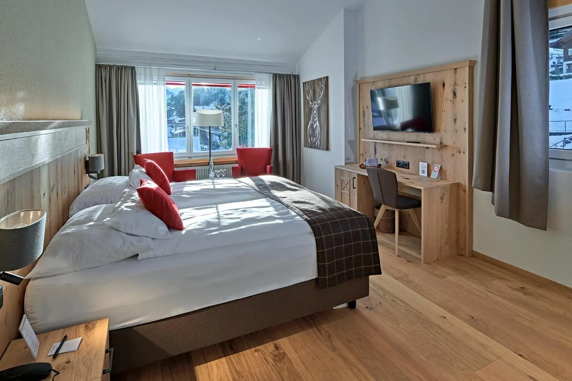 Double Room with Mountain View - South in Hotel Bristol Relais du Silence Superior Double Room with Mountain View - South in Hotel Bristol Relais du Silence Superior