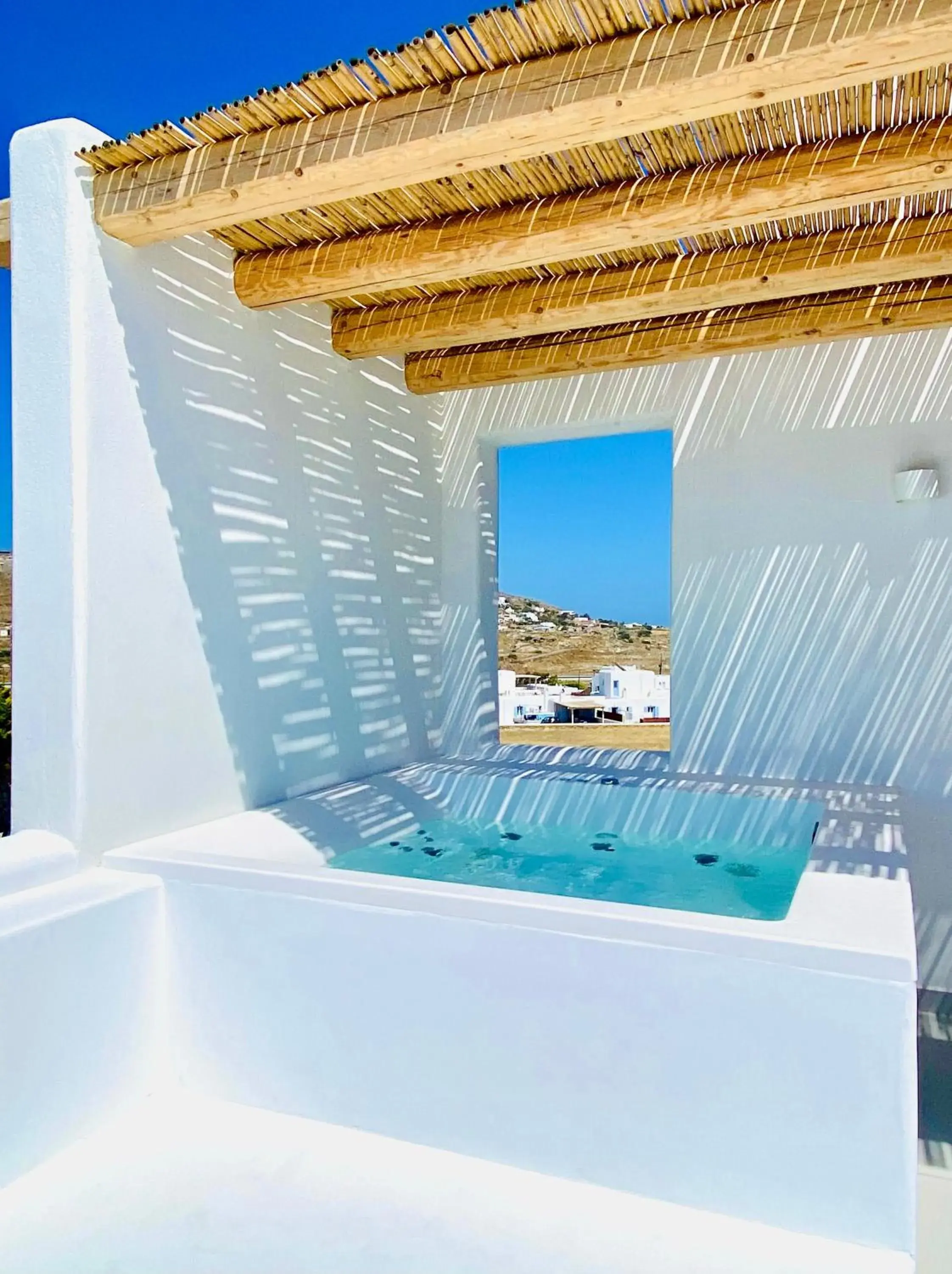 Junior Suite with Outdoor Hot Tub & Horizon View in Adama Mykonos Boutique Hotel Junior Suite with Outdoor Hot Tub & Horizon View in Adama Mykonos Boutique Hotel