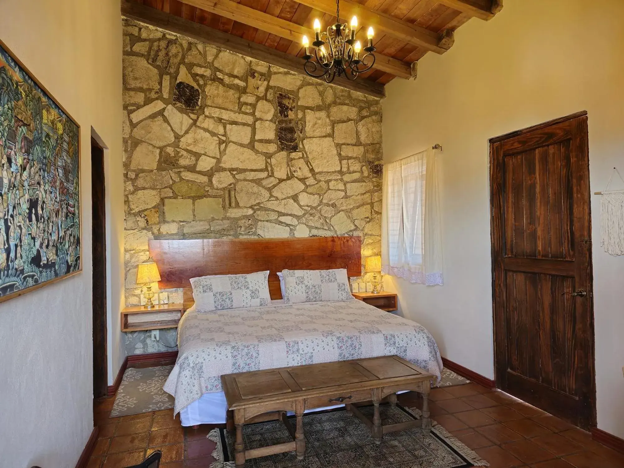 King Suite with Balcony in La Casa Azul Huasca & Restaurante La Terraza King Suite with Balcony in La Casa Azul Huasca & Restaurante La Terraza