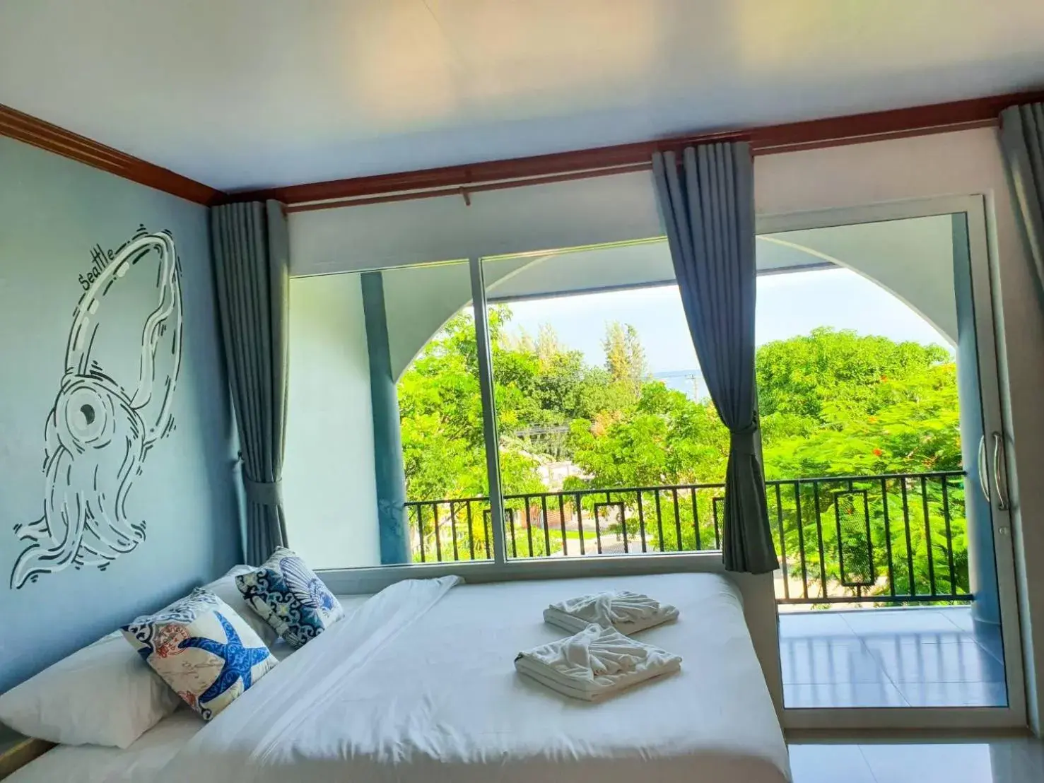 Double Room with Terrace in Seattle Samaesarn Resort Double Room with Terrace in Seattle Samaesarn Resort