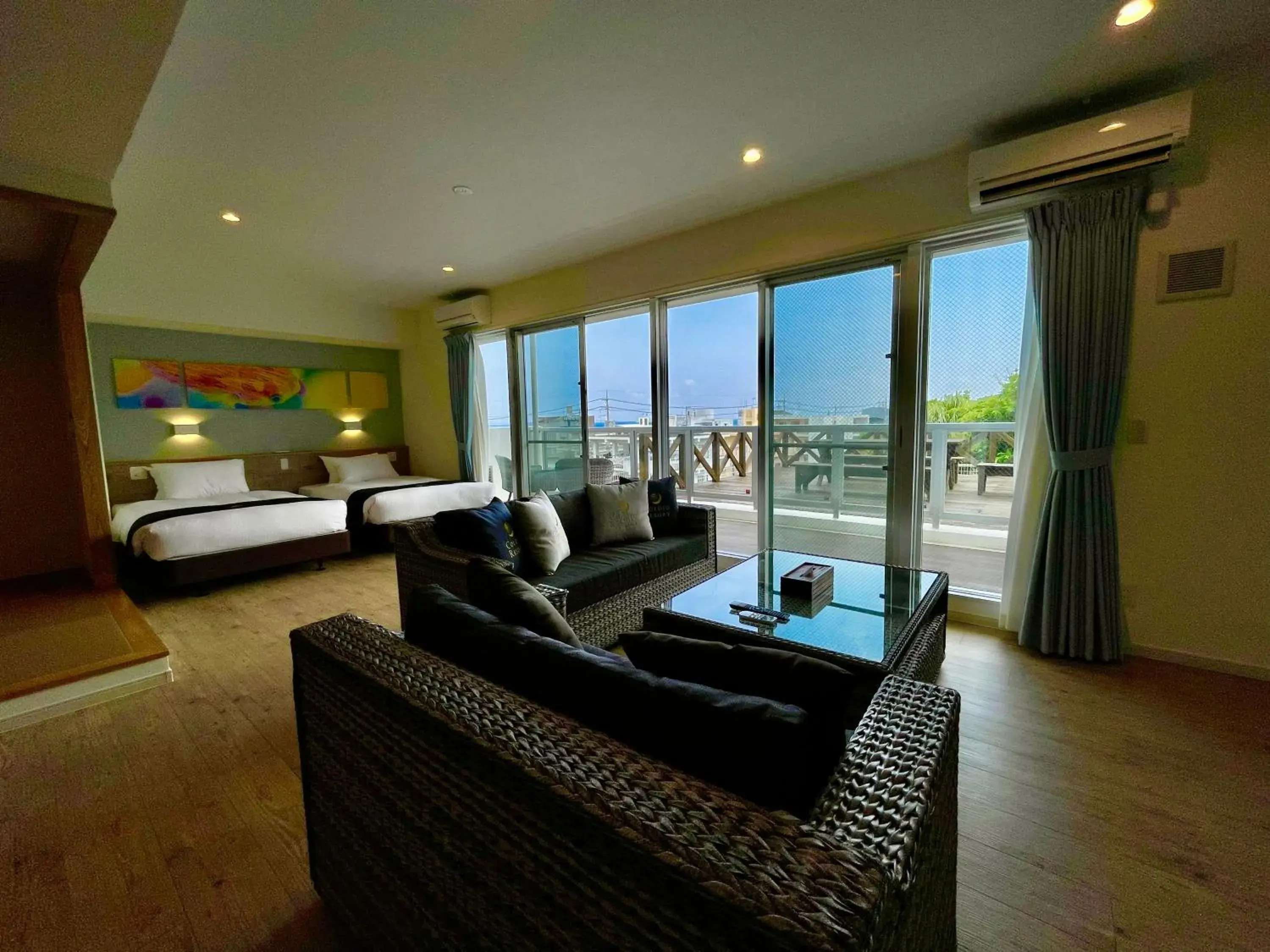 Suite with Terrace in Coral Palace Onna by Sunset Avenue Suite with Terrace in Coral Palace Onna by Sunset Avenue