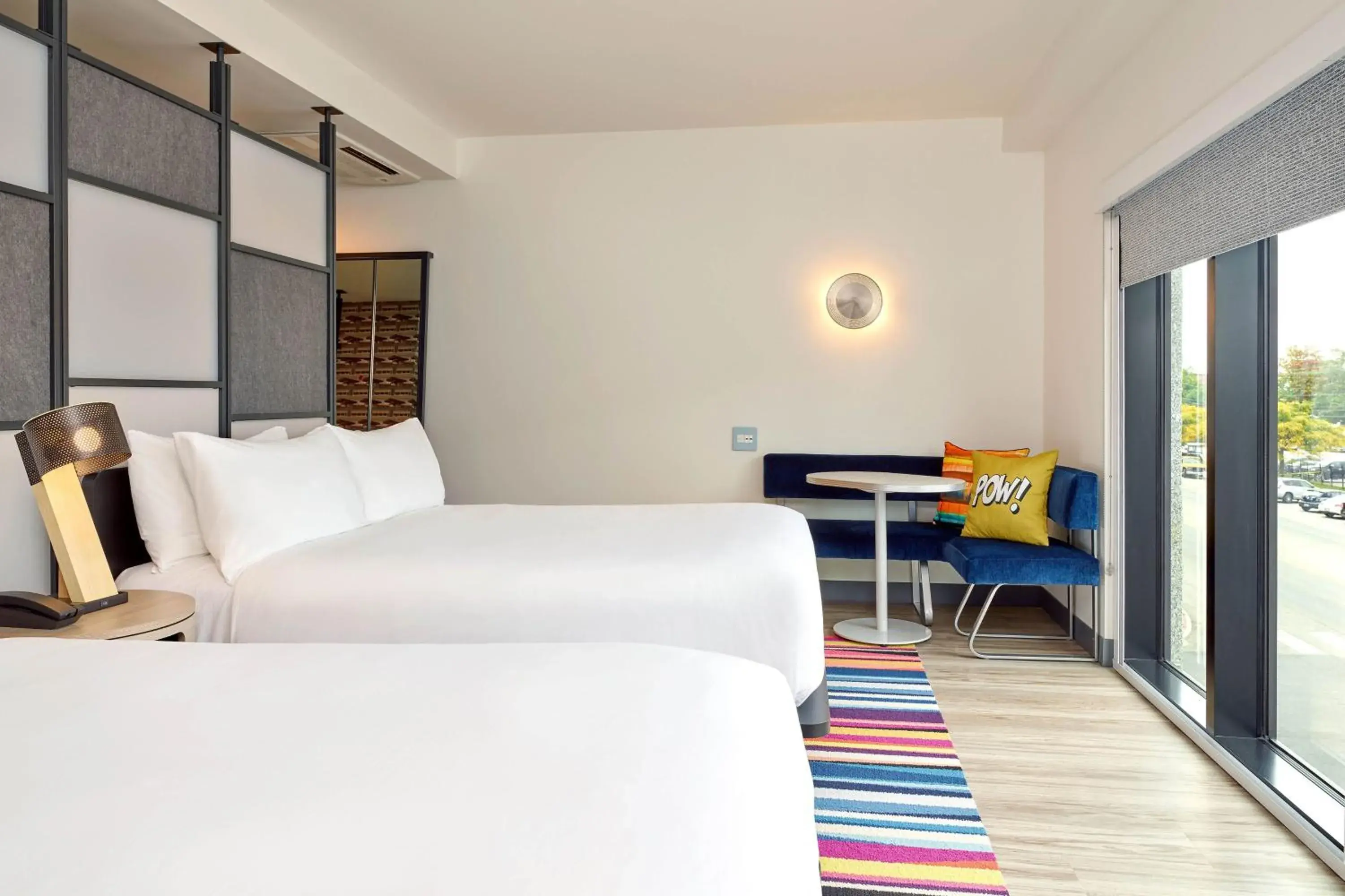 Queen Room with Two Queen Beds in Aloft Portland Downtown Waterfront ME Queen Room with Two Queen Beds in Aloft Portland Downtown Waterfront ME