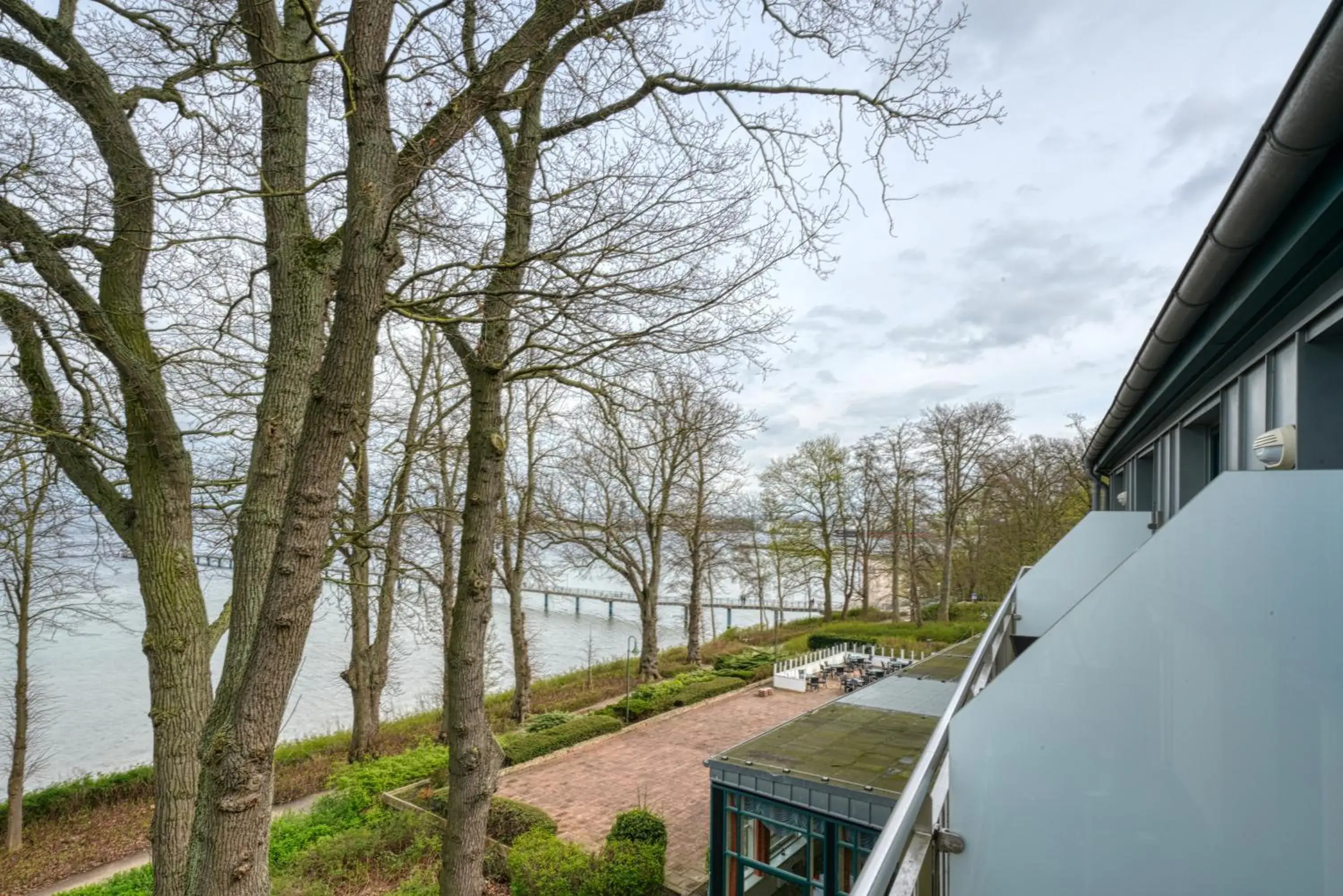 Superior Double Room with Sea View in Hotel Seeblick Wismar Superior Double Room with Sea View in Hotel Seeblick Wismar