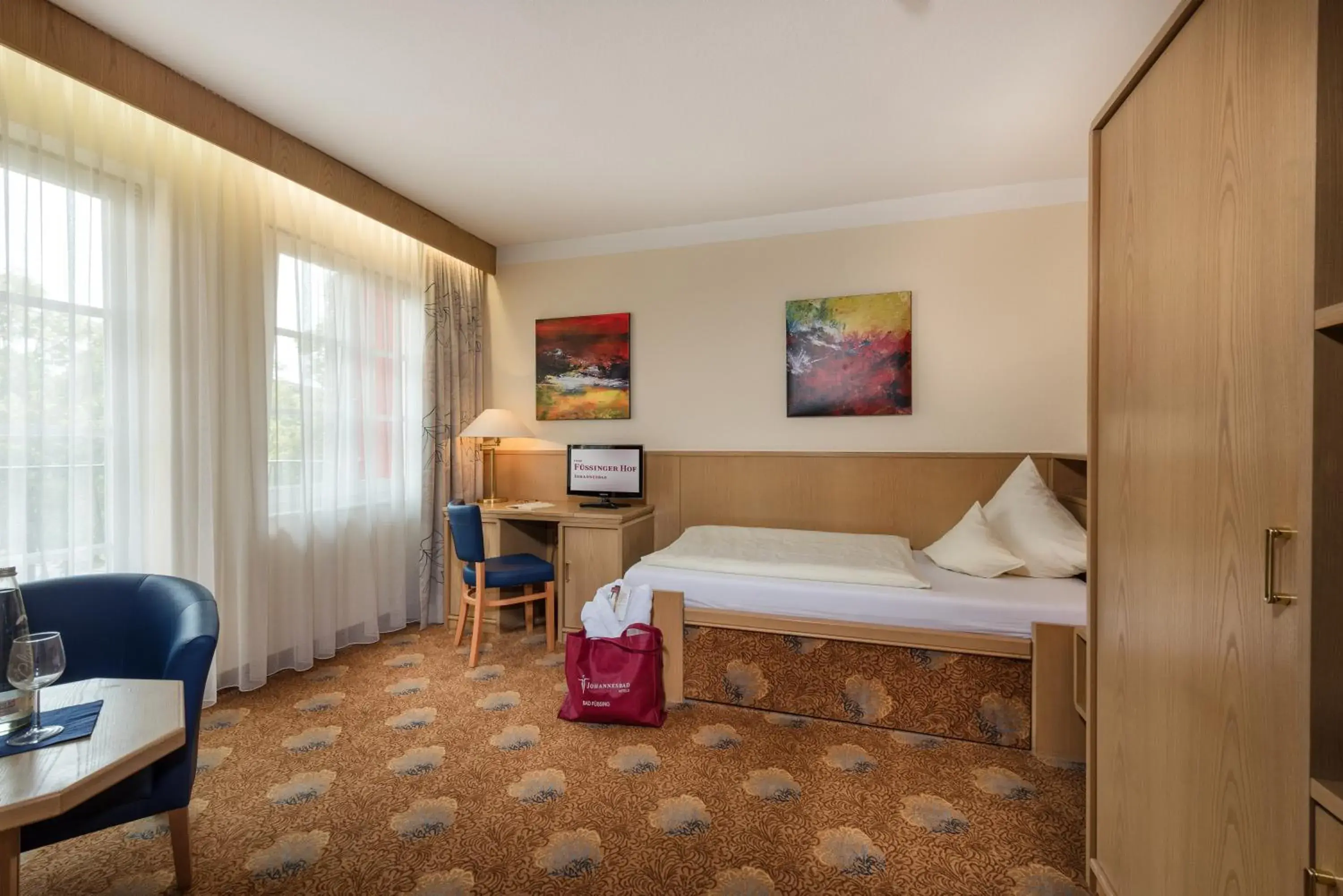 Single Room with Balcony - single occupancy in Johannesbad Hotel Füssinger Hof Single Room with Balcony - single occupancy in Johannesbad Hotel Füssinger Hof