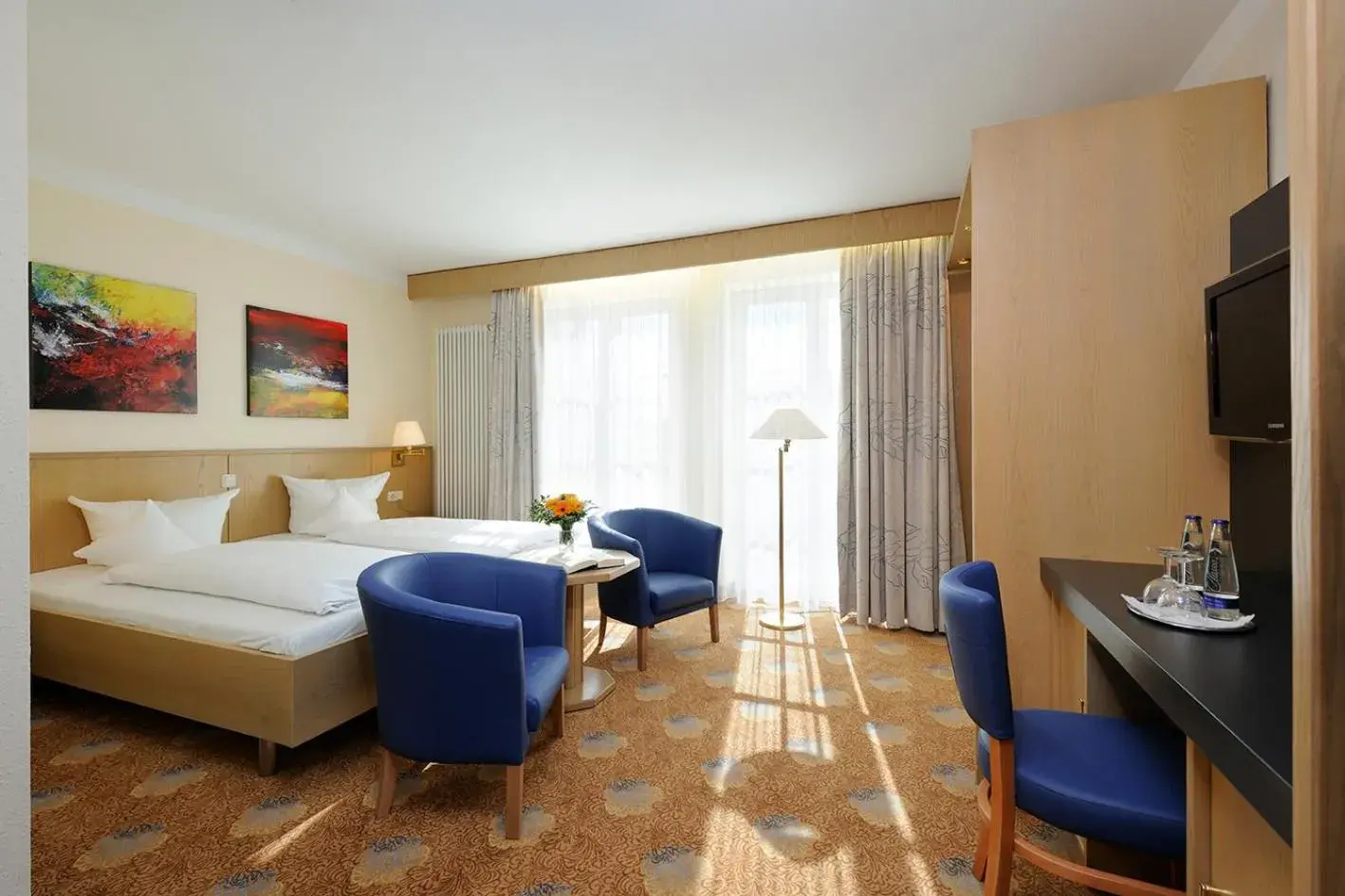 Double Room with Balcony in Johannesbad Hotel Füssinger Hof Double Room with Balcony in Johannesbad Hotel Füssinger Hof