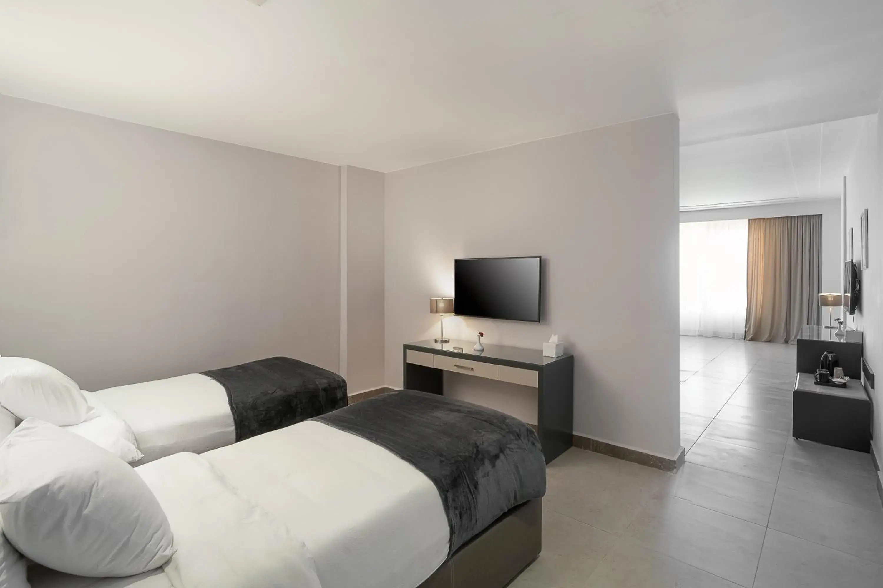 Deluxe Family Room in Rhactus Hotel, New Alamein Deluxe Family Room in Rhactus Hotel, New Alamein