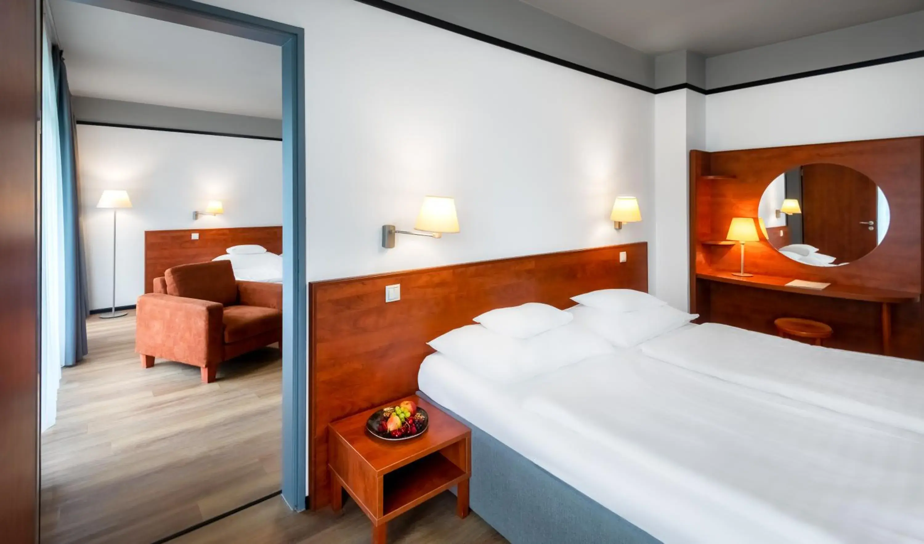 Family room (2 double rooms with connecting door) (West wing) in Hunguest Bük - ex Répce és Répce Gold Family room (2 double rooms with connecting door) (West wing) in Hunguest Bük - ex Répce és Répce Gold