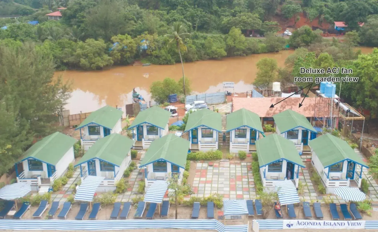 Standard Double Room with Fan in Agonda island view Standard Double Room with Fan in Agonda island view