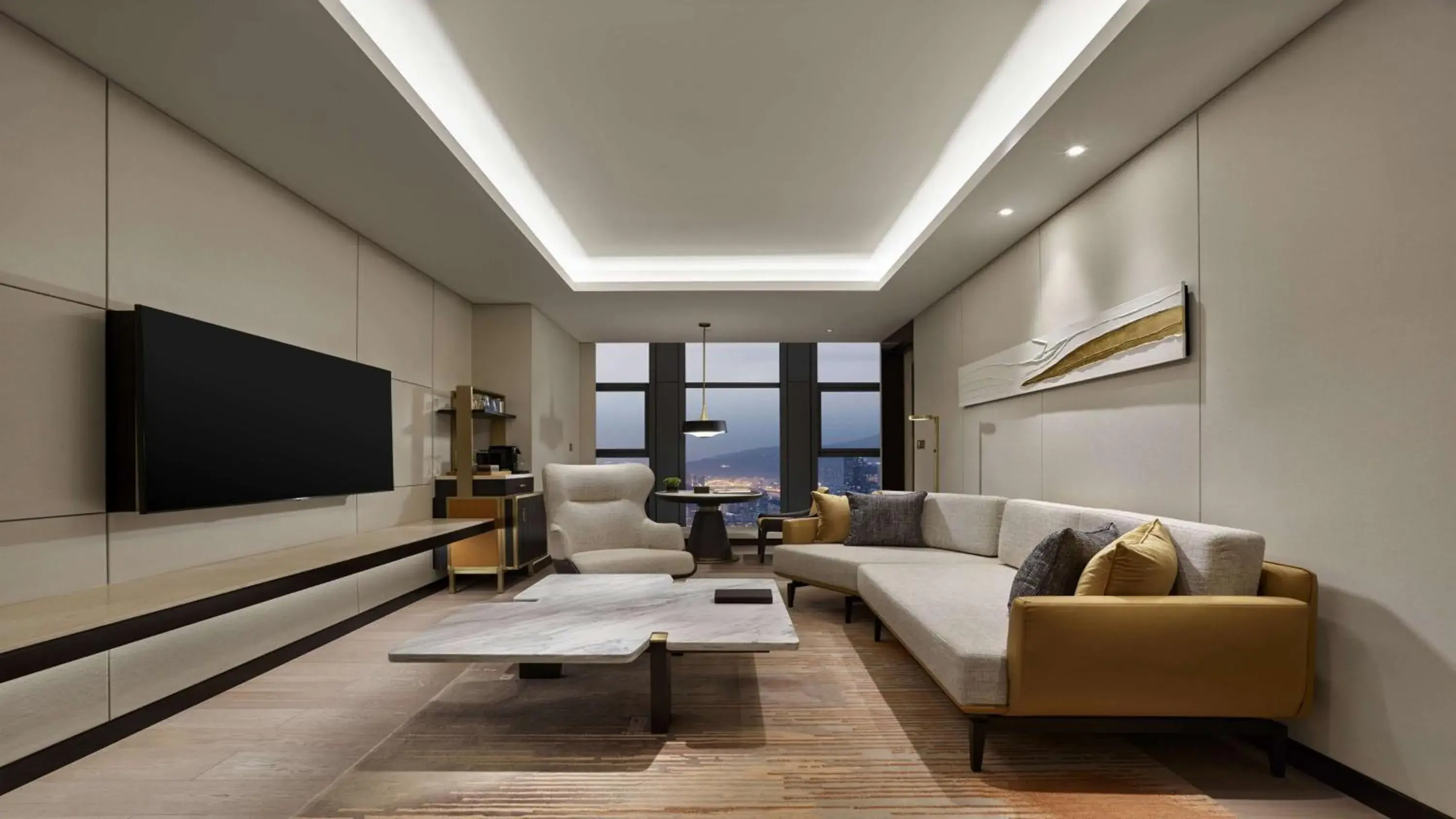 Deluxe King Suite in Hilton Lanzhou City Center Deluxe King Suite in Hilton Lanzhou City Center