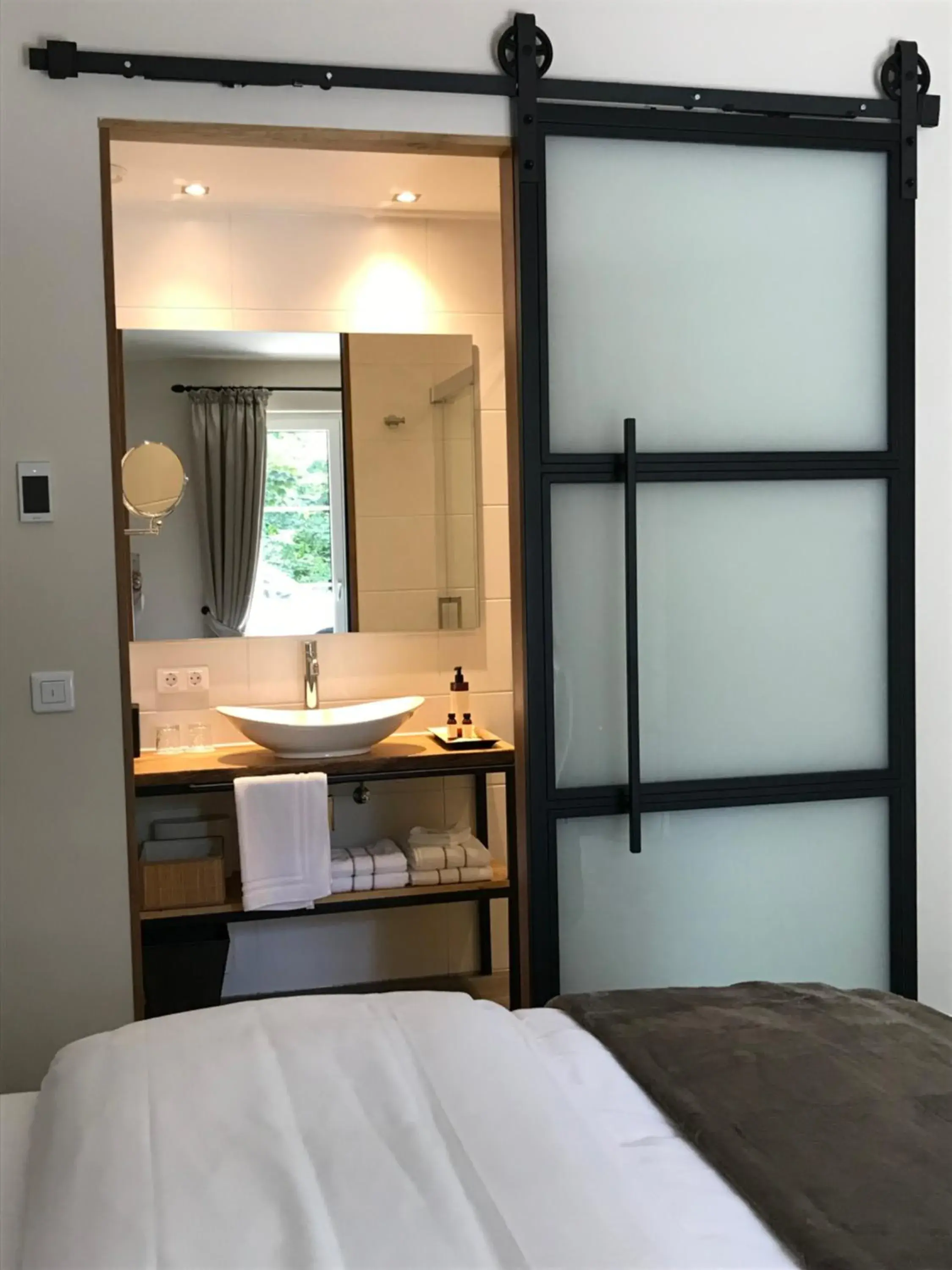 Double Room with Terrace in KerkHotel Biervliet Double Room with Terrace in KerkHotel Biervliet