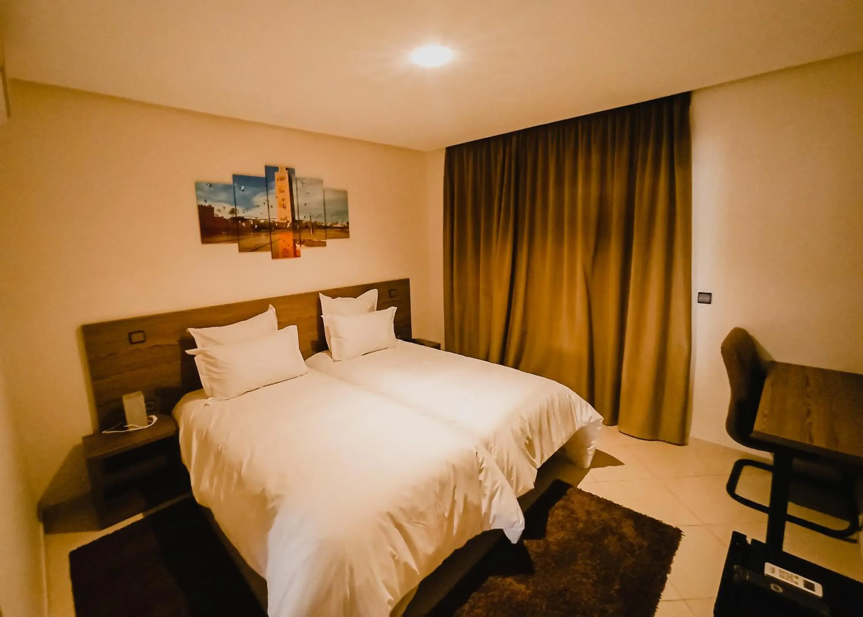 Twin Room in EL MOUSSAFIR HOTEL Twin Room in EL MOUSSAFIR HOTEL