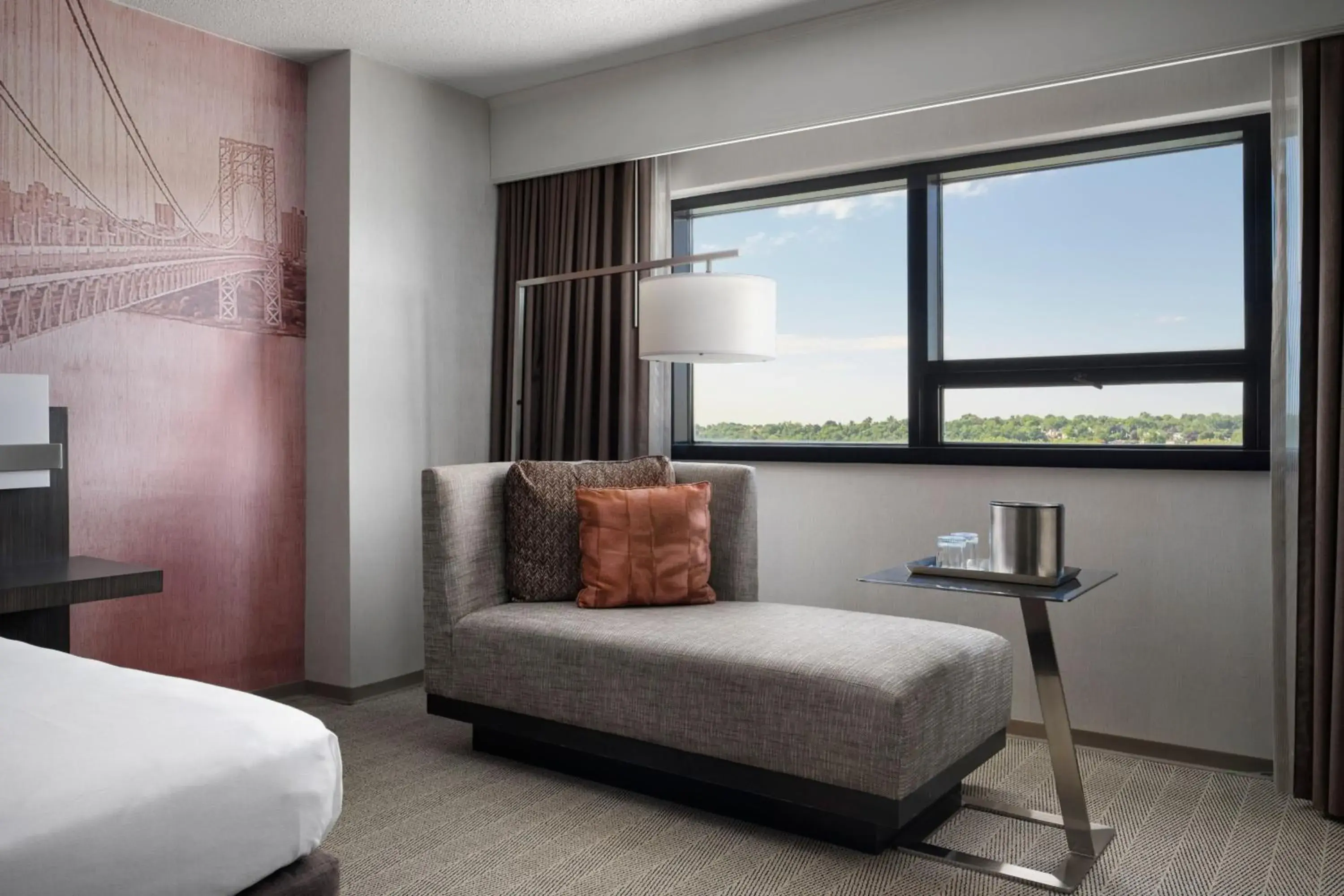 M Club Lounge, M Club lounge access, Guest room, 2 Queen in Teaneck Marriott at Glenpointe M Club Lounge, M Club lounge access, Guest room, 2 Queen in Teaneck Marriott at Glenpointe