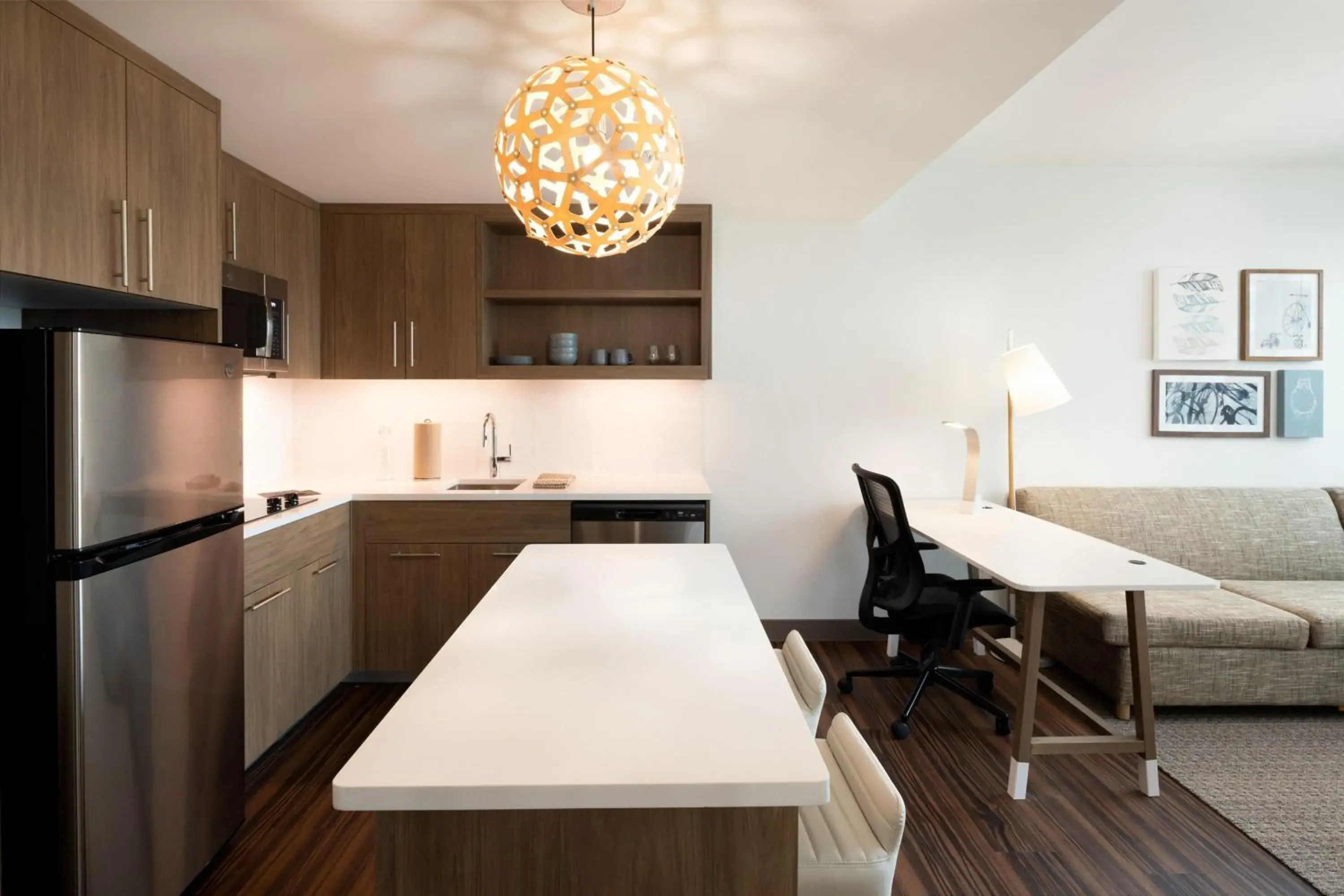 One-Bedroom King Suite with Sofa Bed in Element Austin at The Domain One-Bedroom King Suite with Sofa Bed in Element Austin at The Domain