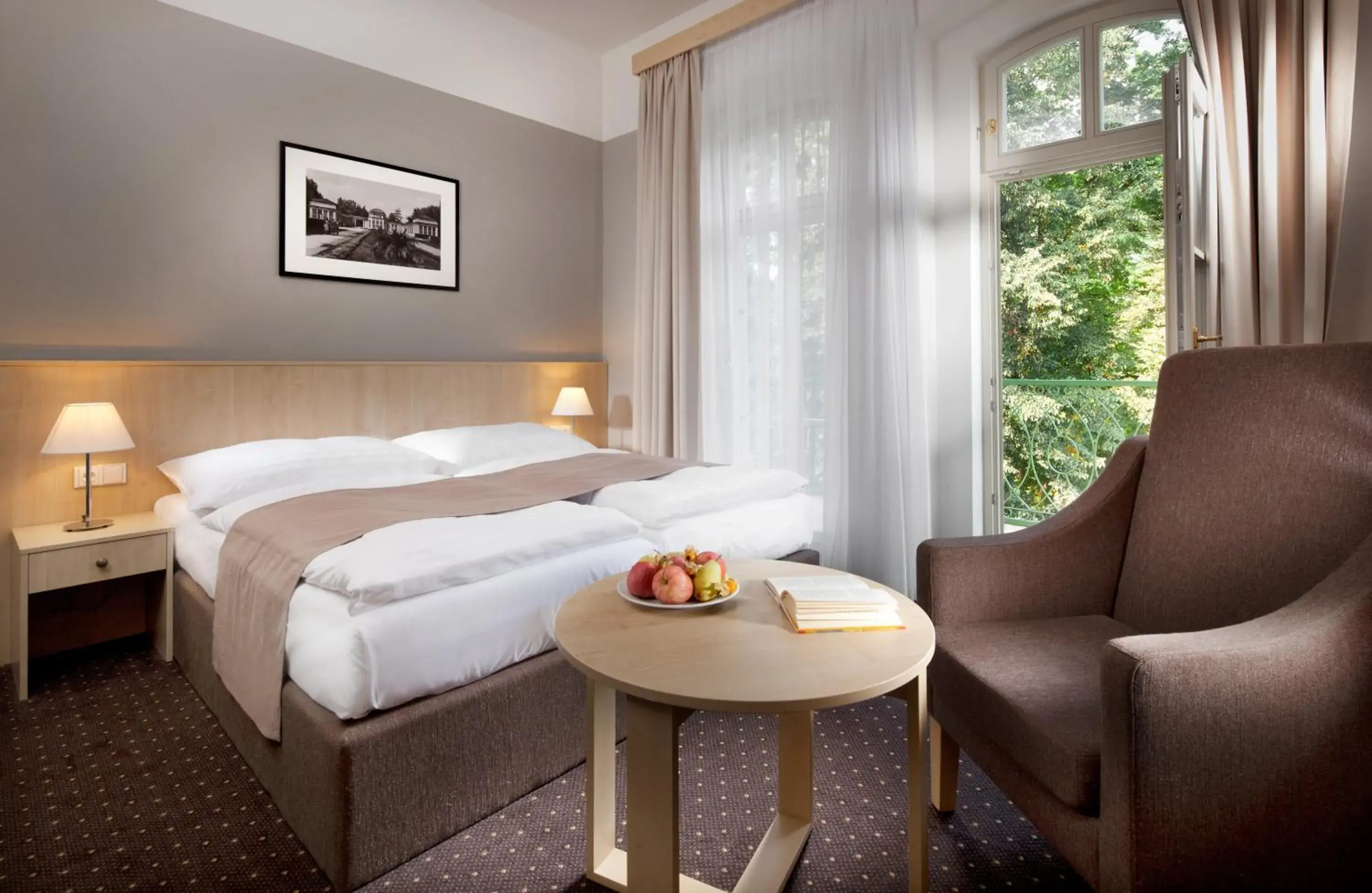 Double Room with Balcony in Badenia Hotel Praha Double Room with Balcony in Badenia Hotel Praha