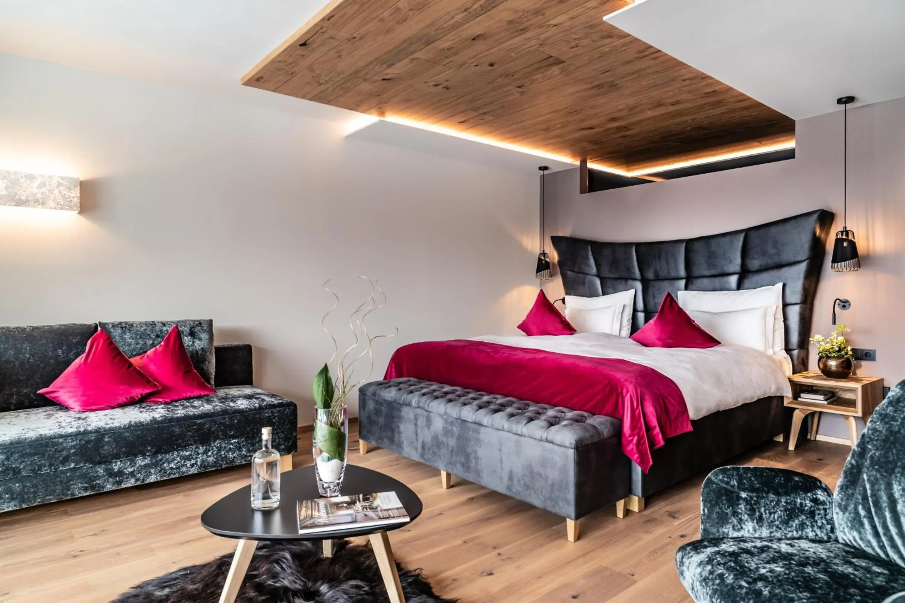 Junior Suite with Balcony and Mountain View in Boutique Hotel Kircher Junior Suite with Balcony and Mountain View in Boutique Hotel Kircher