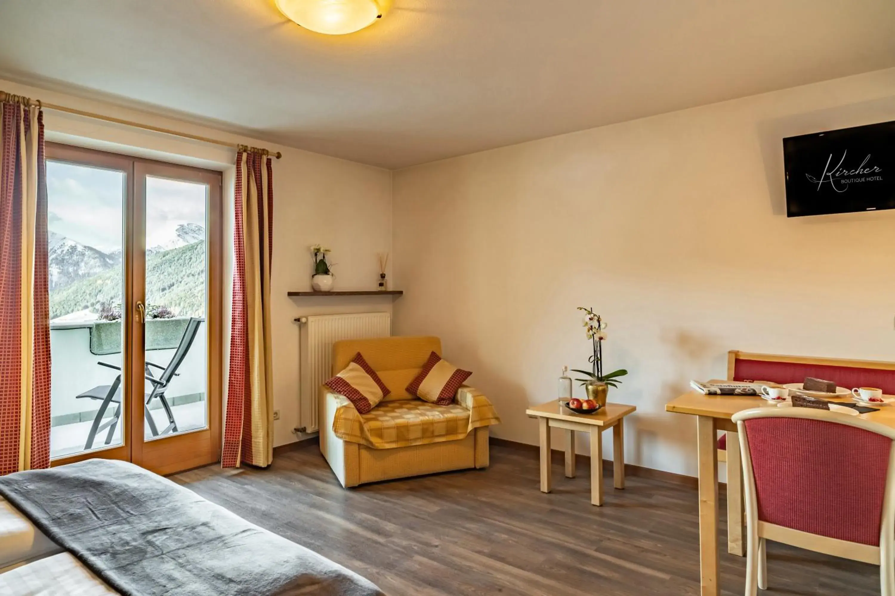 Family Room with Balcony and Mountain View in Boutique Hotel Kircher Family Room with Balcony and Mountain View in Boutique Hotel Kircher