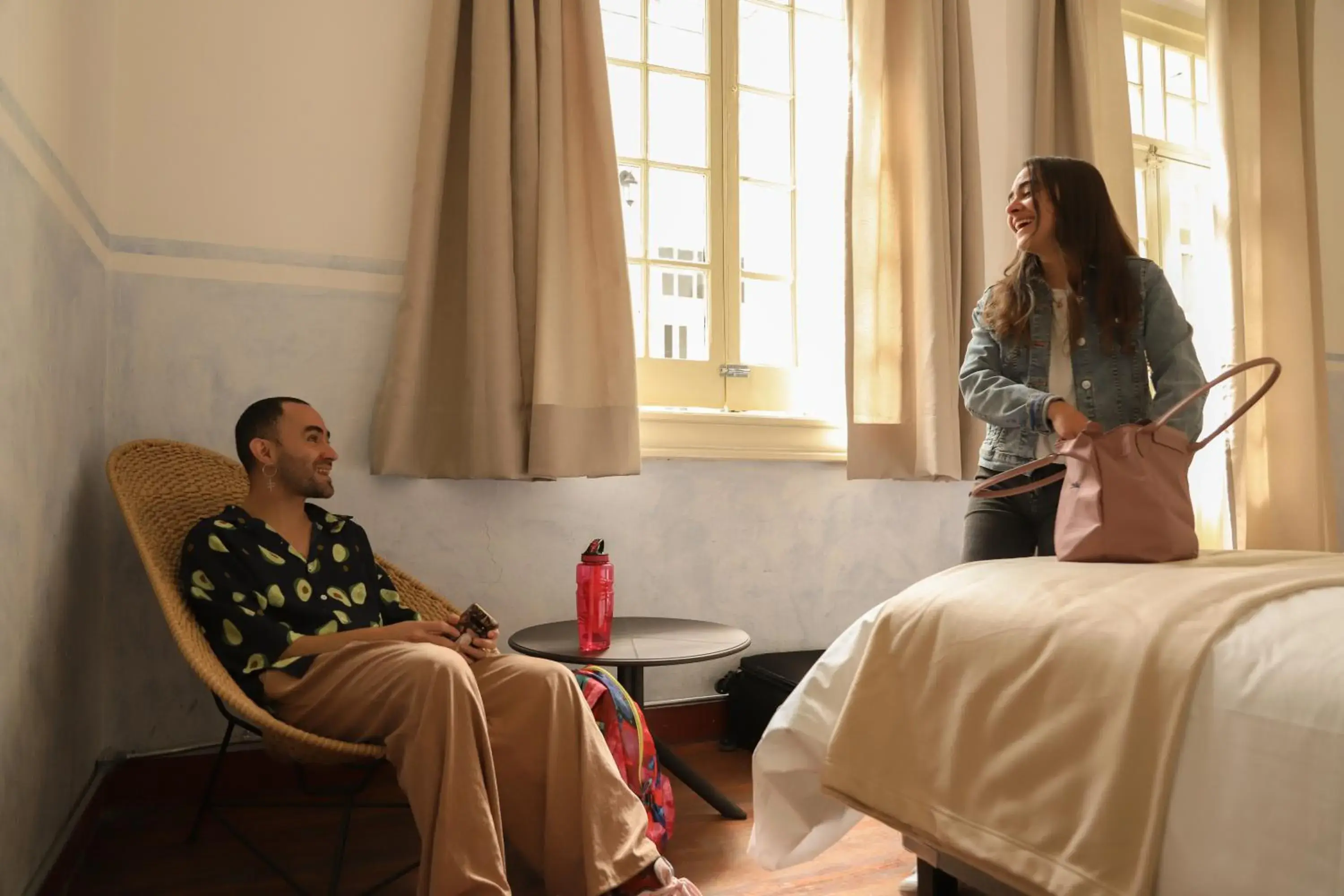 Standard Twin Room with Shared Bathroom in Viajero CDMX Centro Hostel Standard Twin Room with Shared Bathroom in Viajero CDMX Centro Hostel