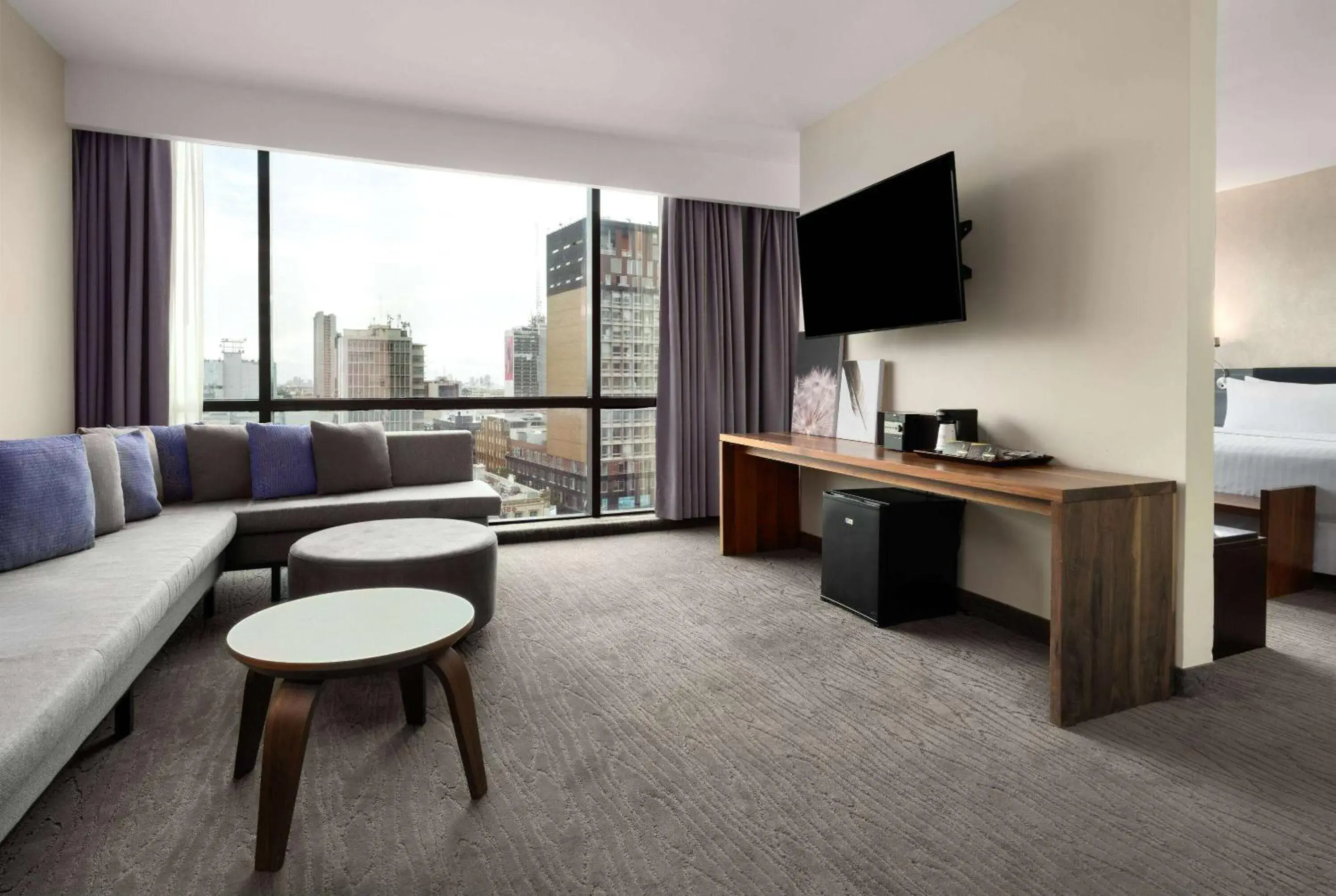 Junior Suite with One King Bed, Non-Smoking in Wyndham Monterrey Ambassador Centro Junior Suite with One King Bed, Non-Smoking in Wyndham Monterrey Ambassador Centro