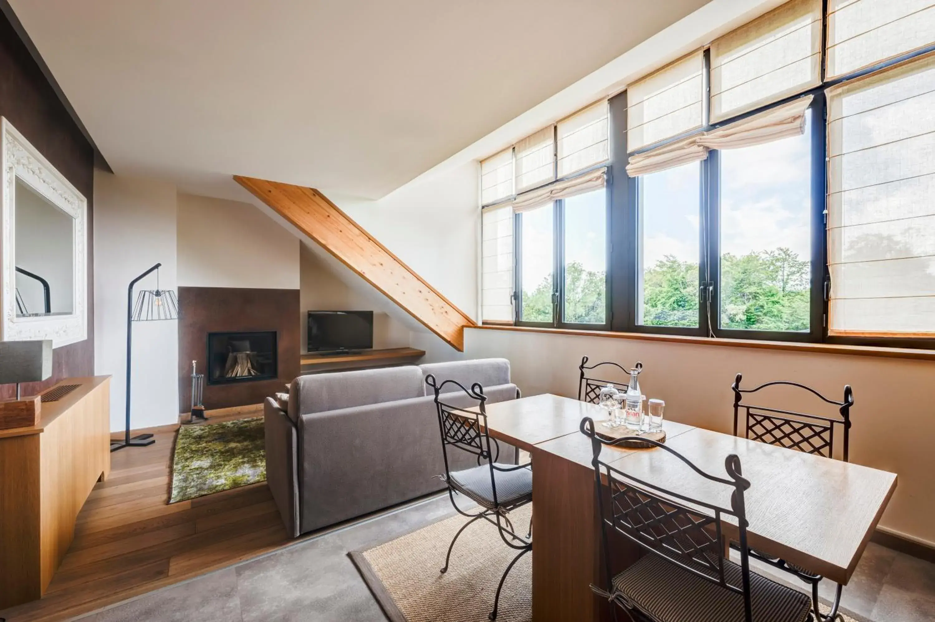 Family Suite Duplex at Maison des Ecureuils (annex) in Château des Avenieres - Relais & Châteaux Family Suite Duplex at Maison des Ecureuils (annex) in Château des Avenieres - Relais & Châteaux