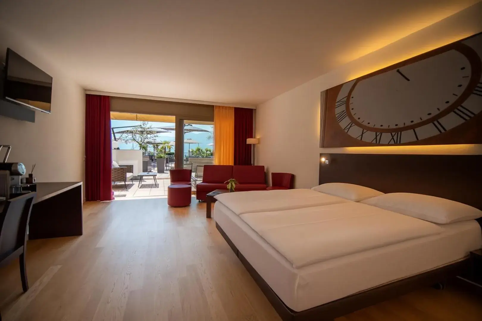 Panorama Junior Suite with Terrace in Hotel la Meridiana, Lake & SPA Panorama Junior Suite with Terrace in Hotel la Meridiana, Lake & SPA